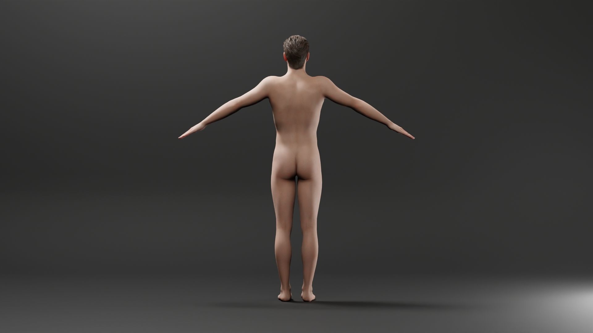 Realistic Male Character - Dave 3D model_3