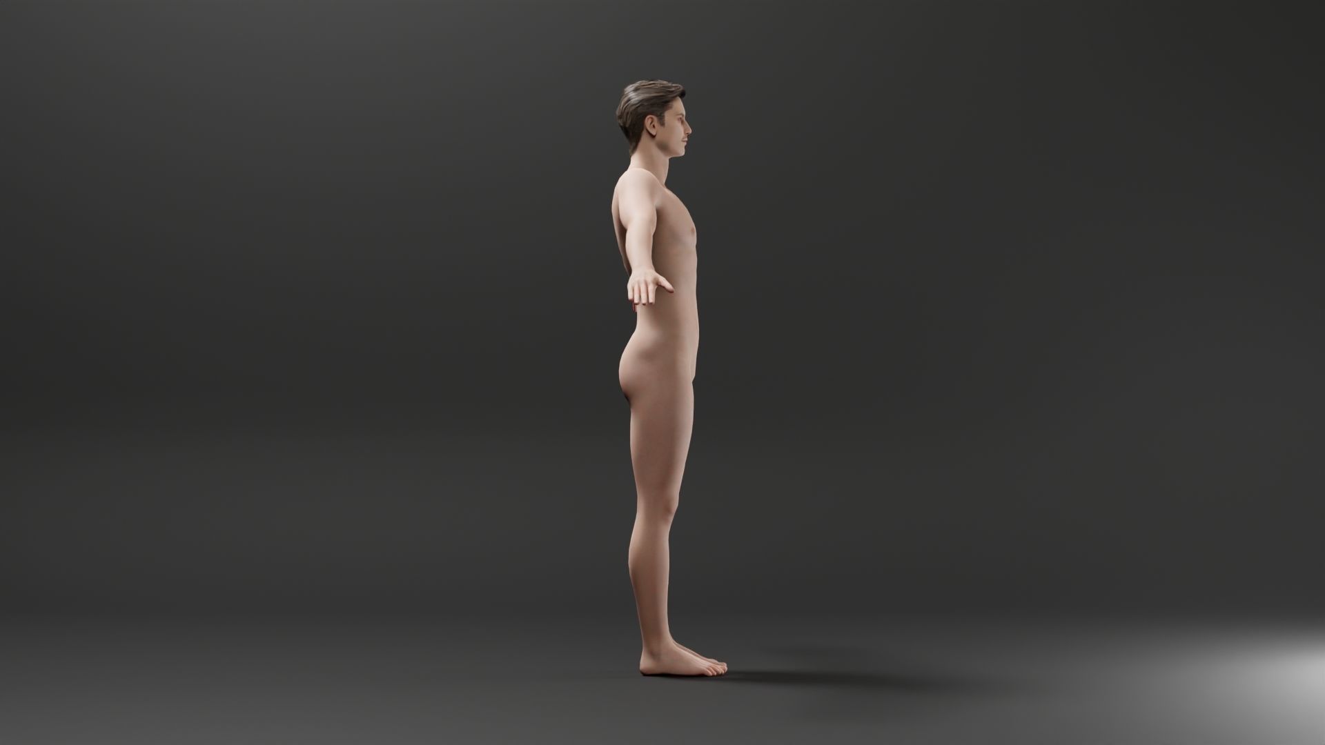 Realistic Male Character - Dave 3D model_2