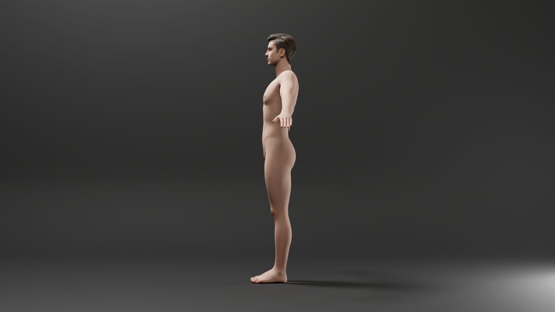Realistic Male Character - Dave 3D model_4