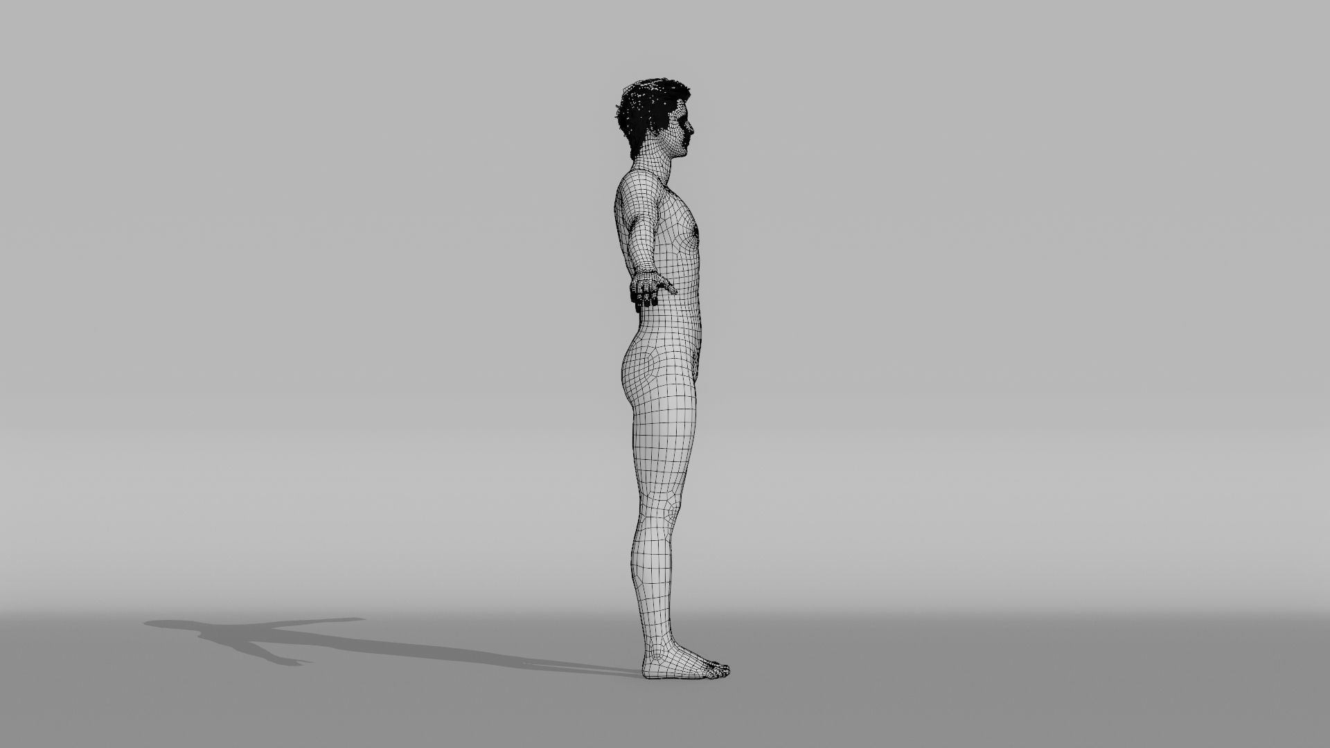 Realistic Male Character - Dave 3D model_17