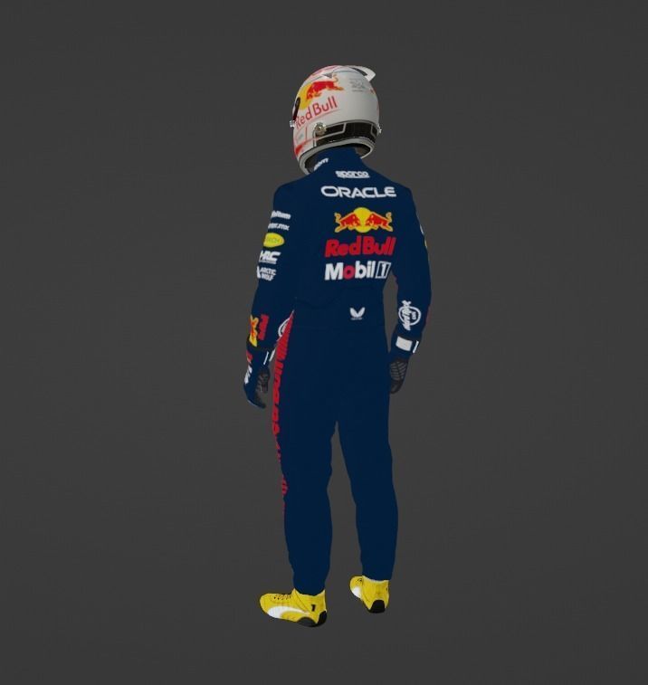 Max Verstappen Red Bull Racing 2023 3D Model 3D model_5