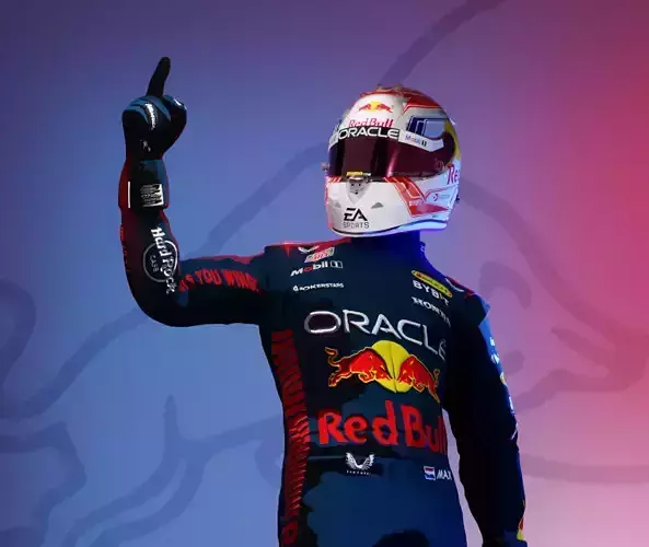 Max Verstappen Red Bull Racing 2023 3D Model