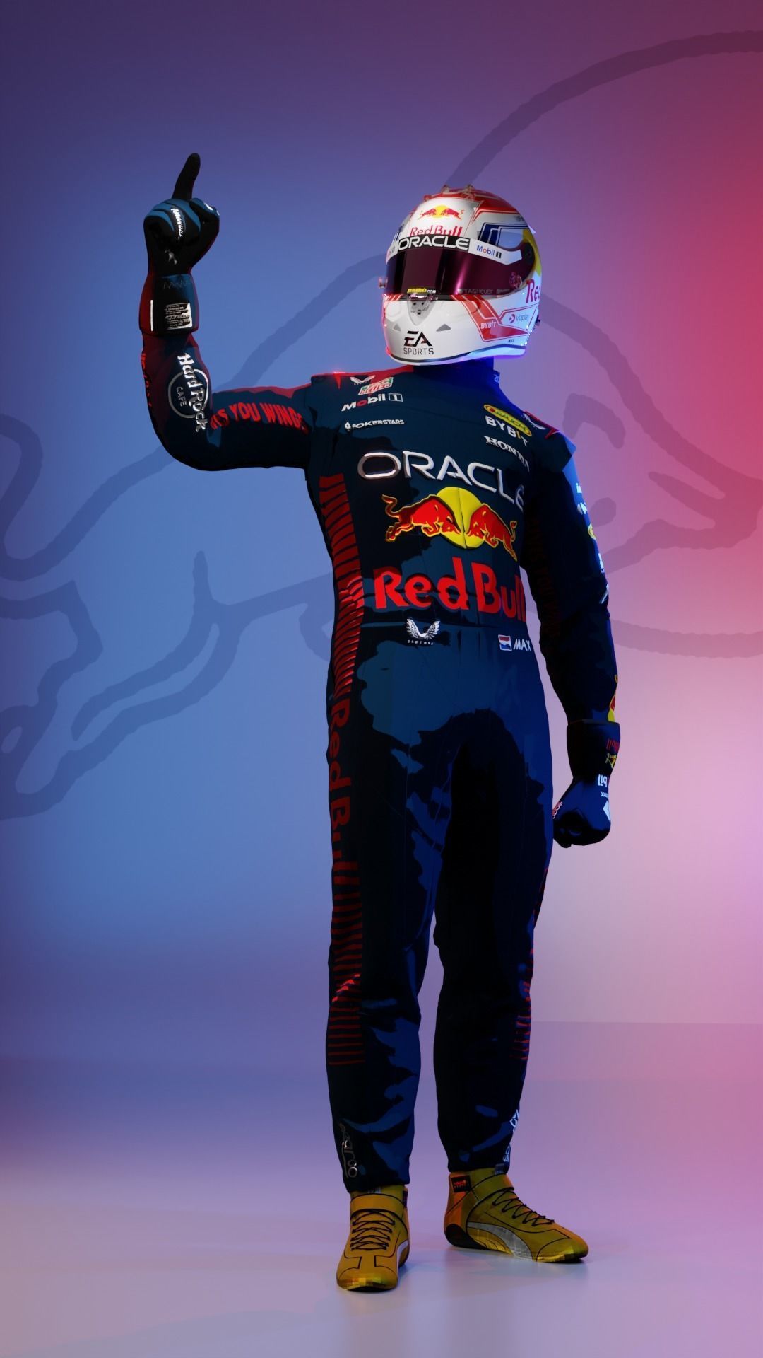 Max Verstappen Red Bull Racing 2023 3D Model 3D model_1