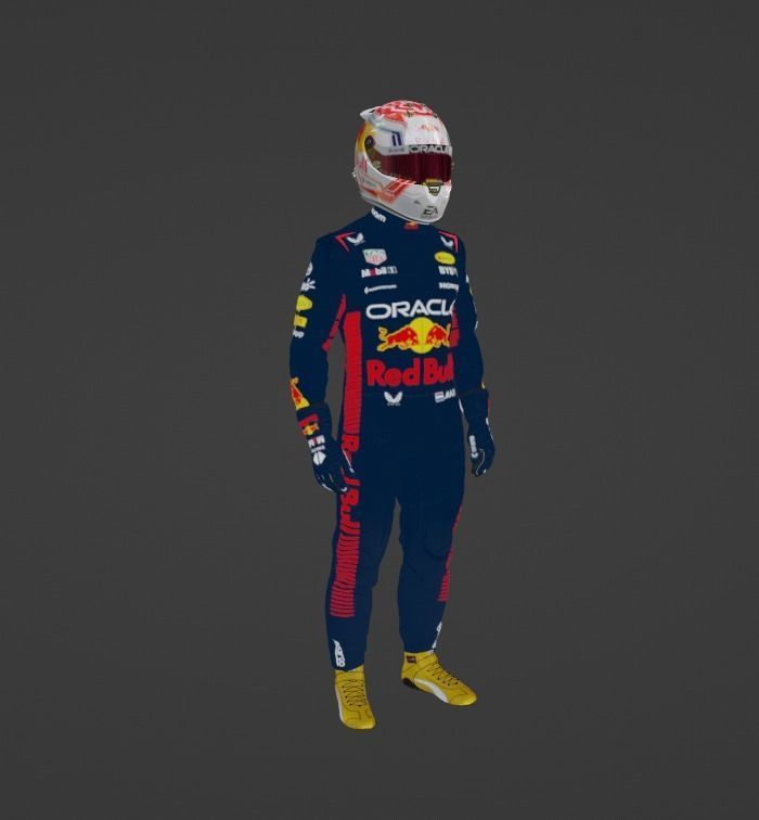 Max Verstappen Red Bull Racing 2023 3D Model 3D model_3