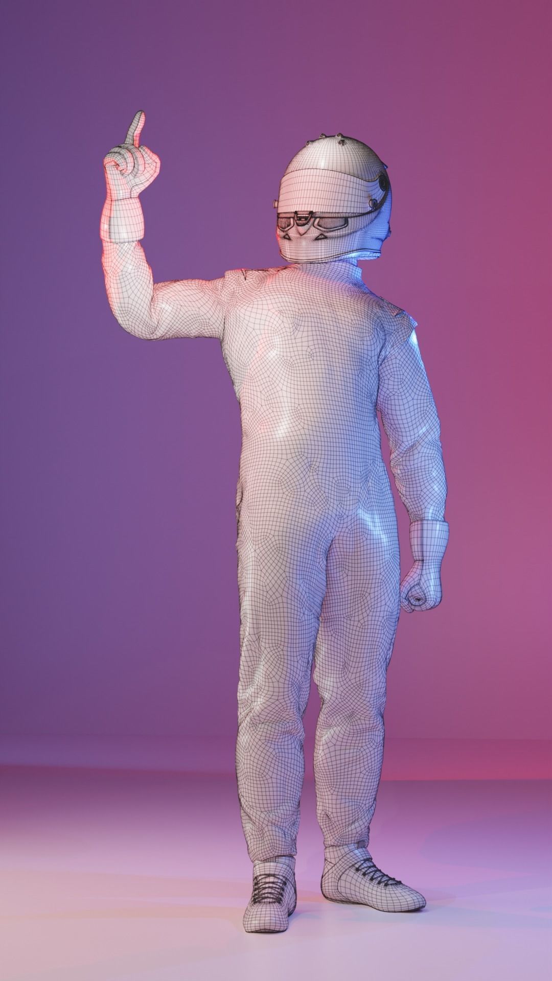 Max Verstappen Red Bull Racing 2023 3D Model 3D model_2