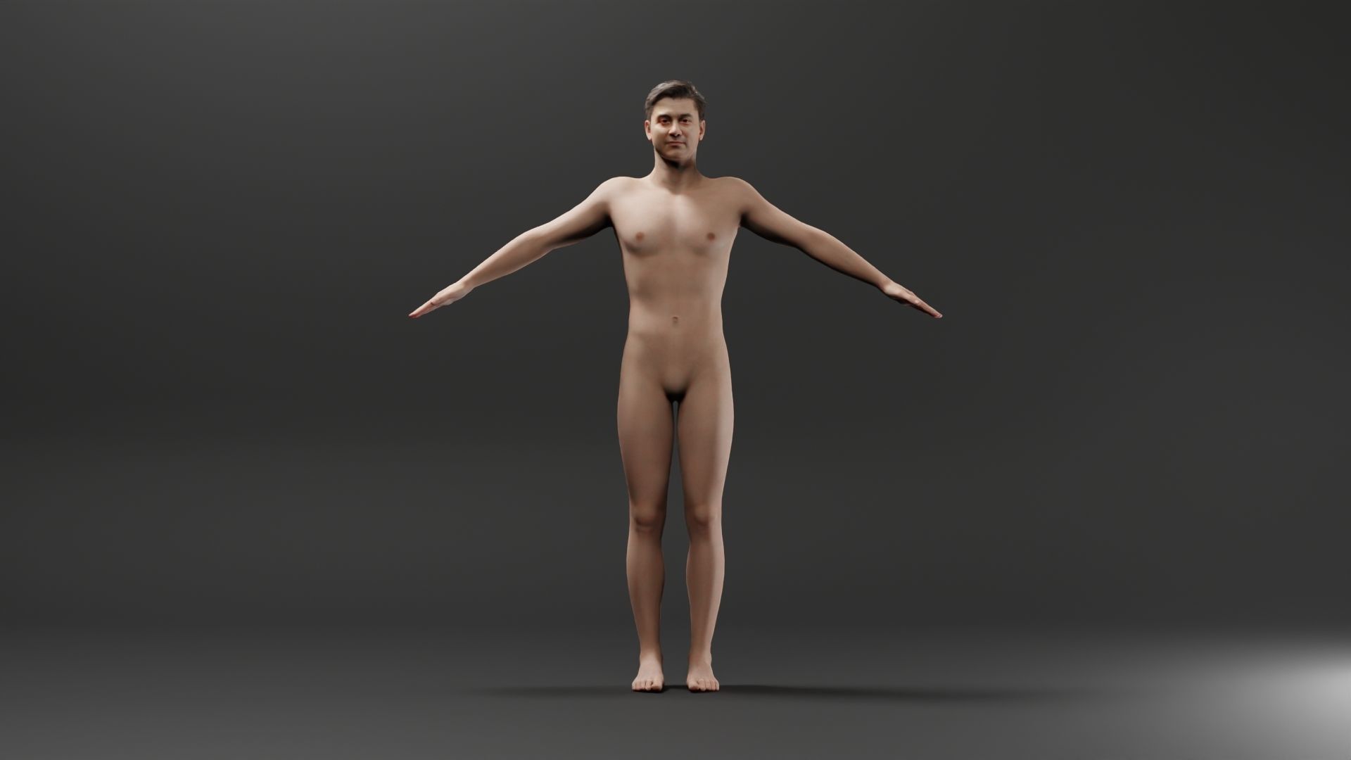 Realistic Male Character - Luke 3D model_1