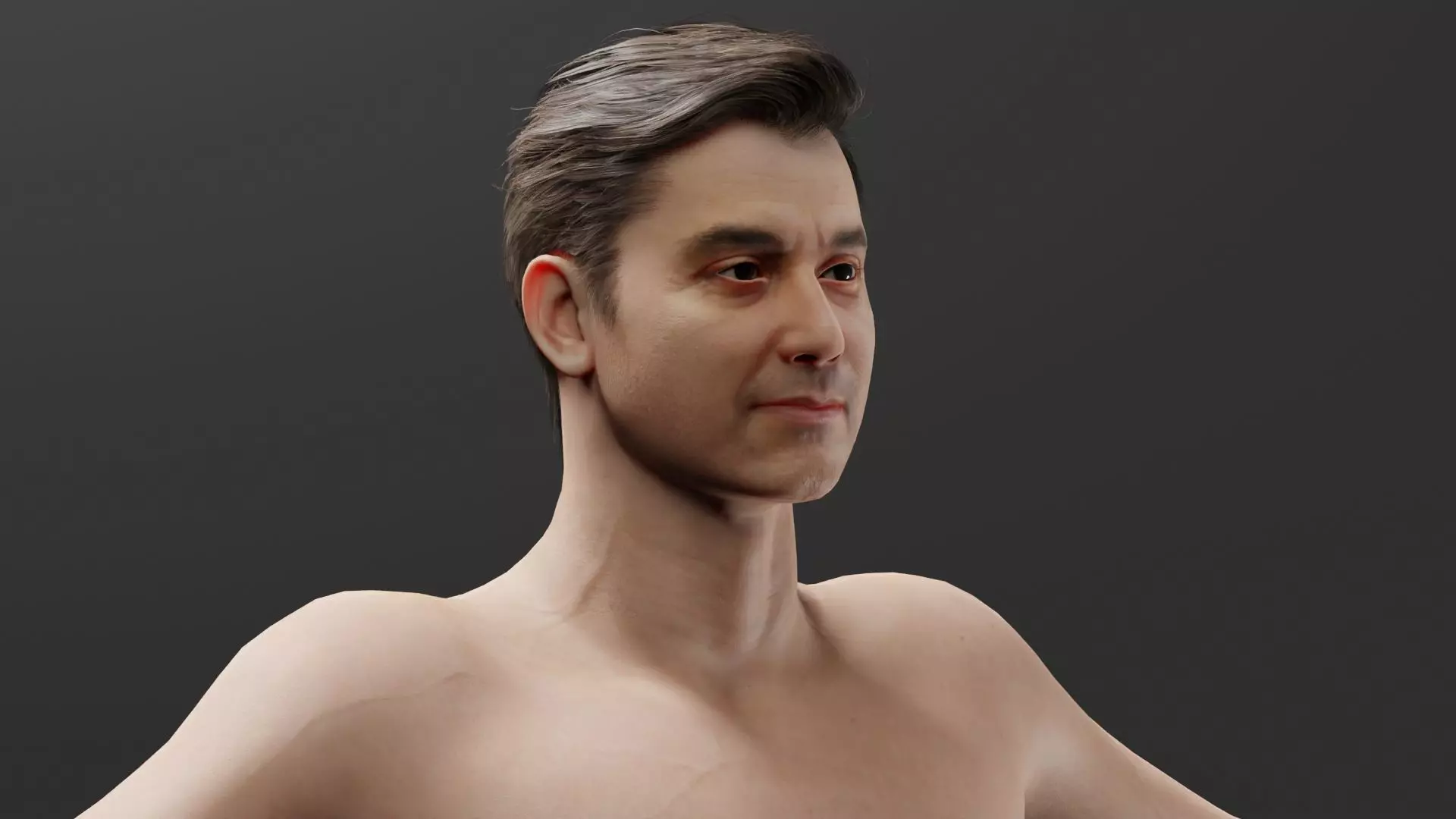 Realistic Male Character - Luke 3D model_0