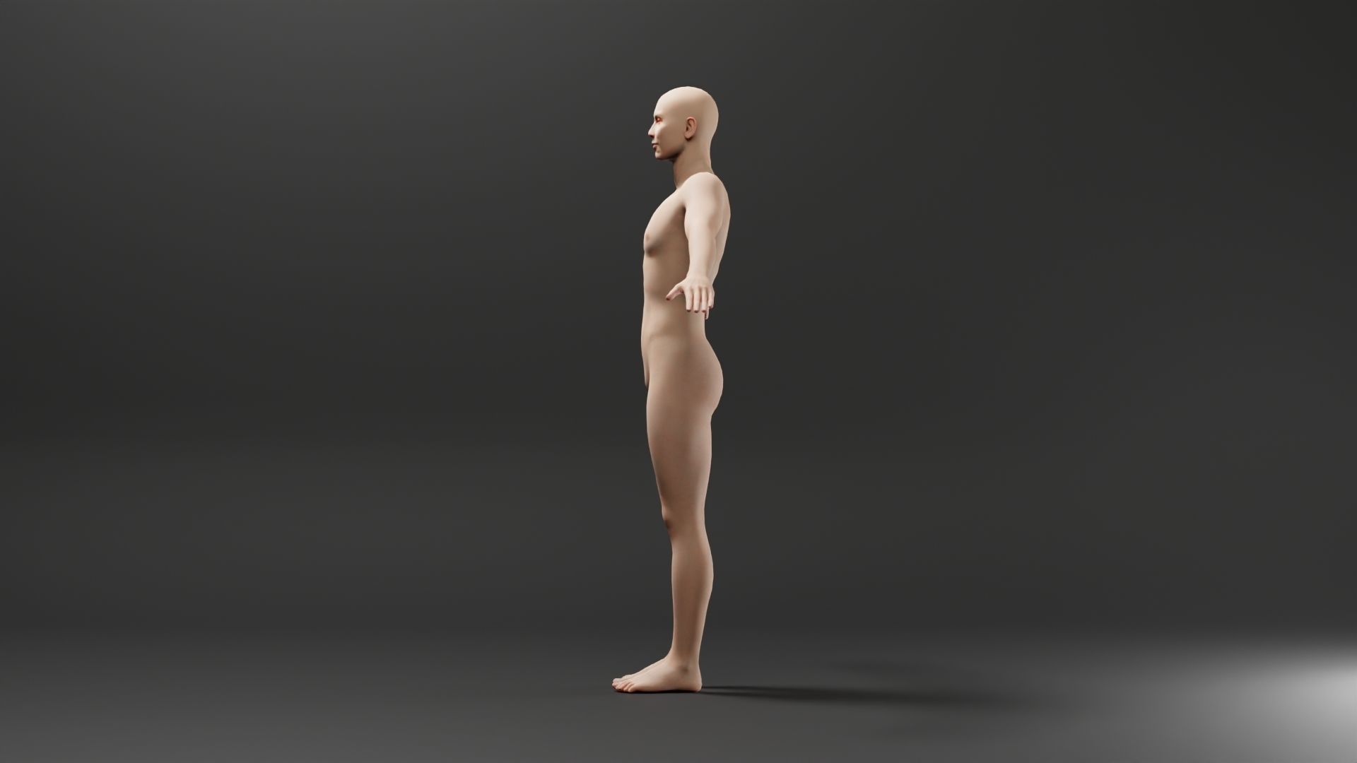 Realistic Male Character - Yan-Ming 3D model_4