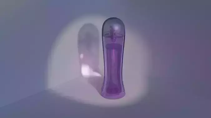 Purple Perfume Bottle