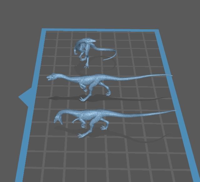 Compy - Compsognathus Dinosuar Reptile 3D Model 3D print model_9