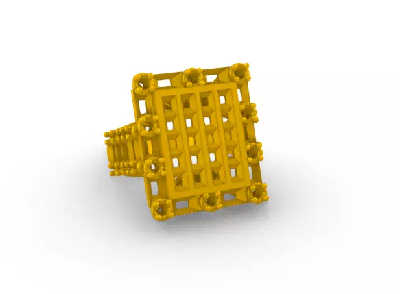 Anillo Hombre Mens Ring SM 3D print model_0