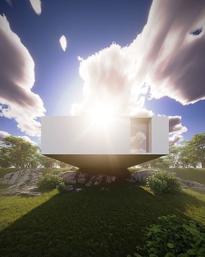 Exterior Scene - ready environment  for your architecture 3D model