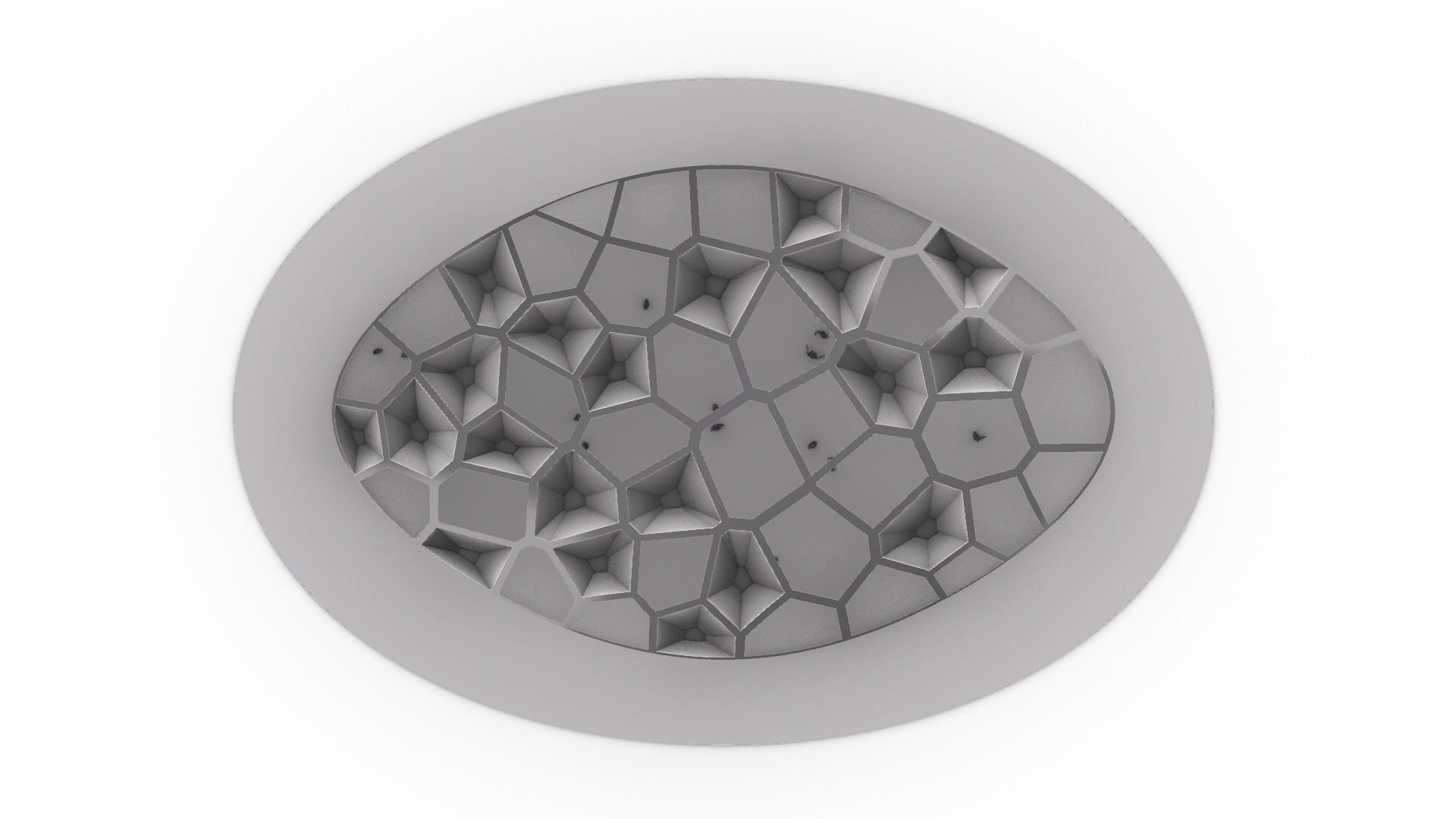 SciFi Voronoi Urban Pavilion 3D model_25