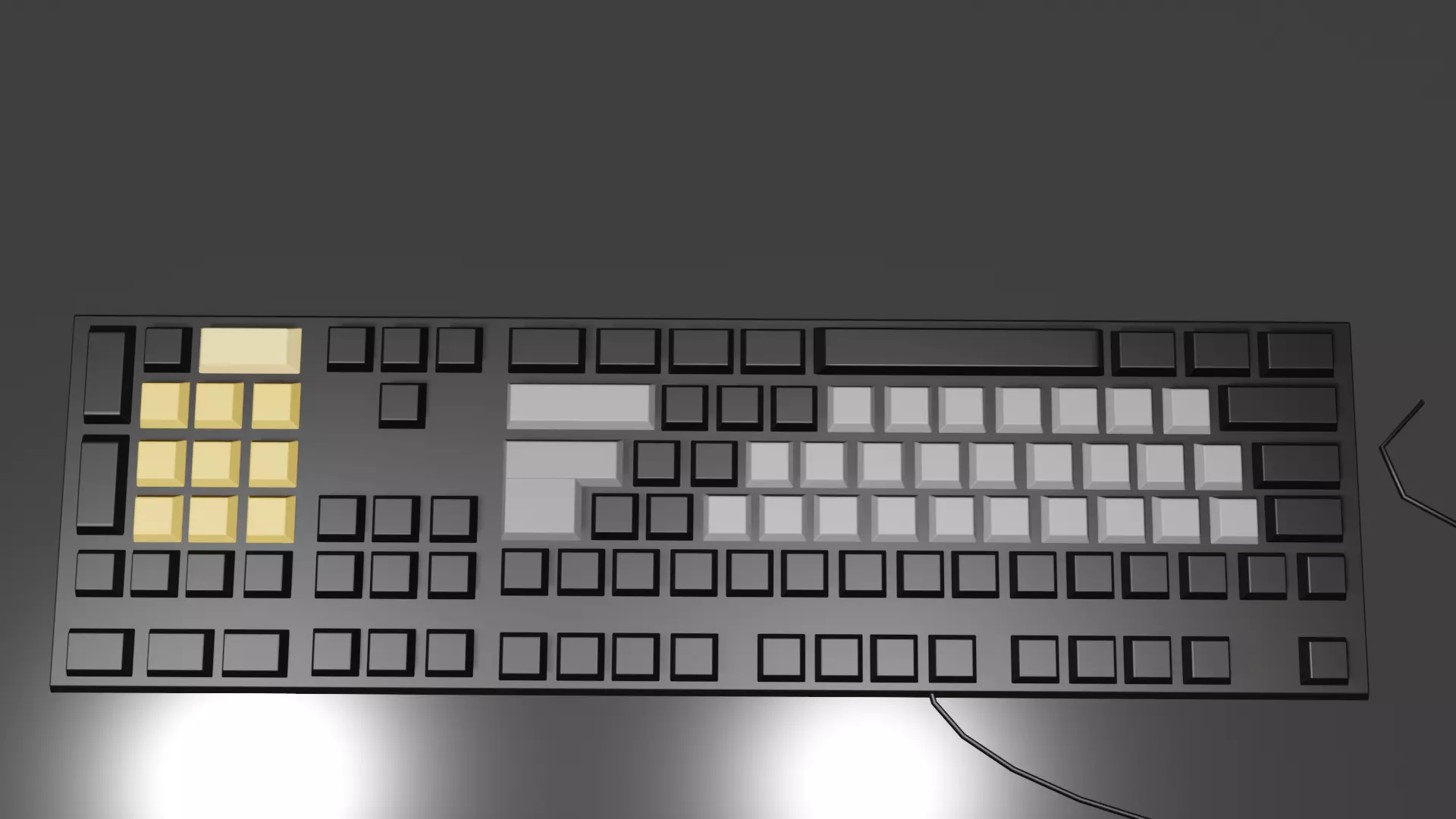 Computer Keyboard 3D model_0