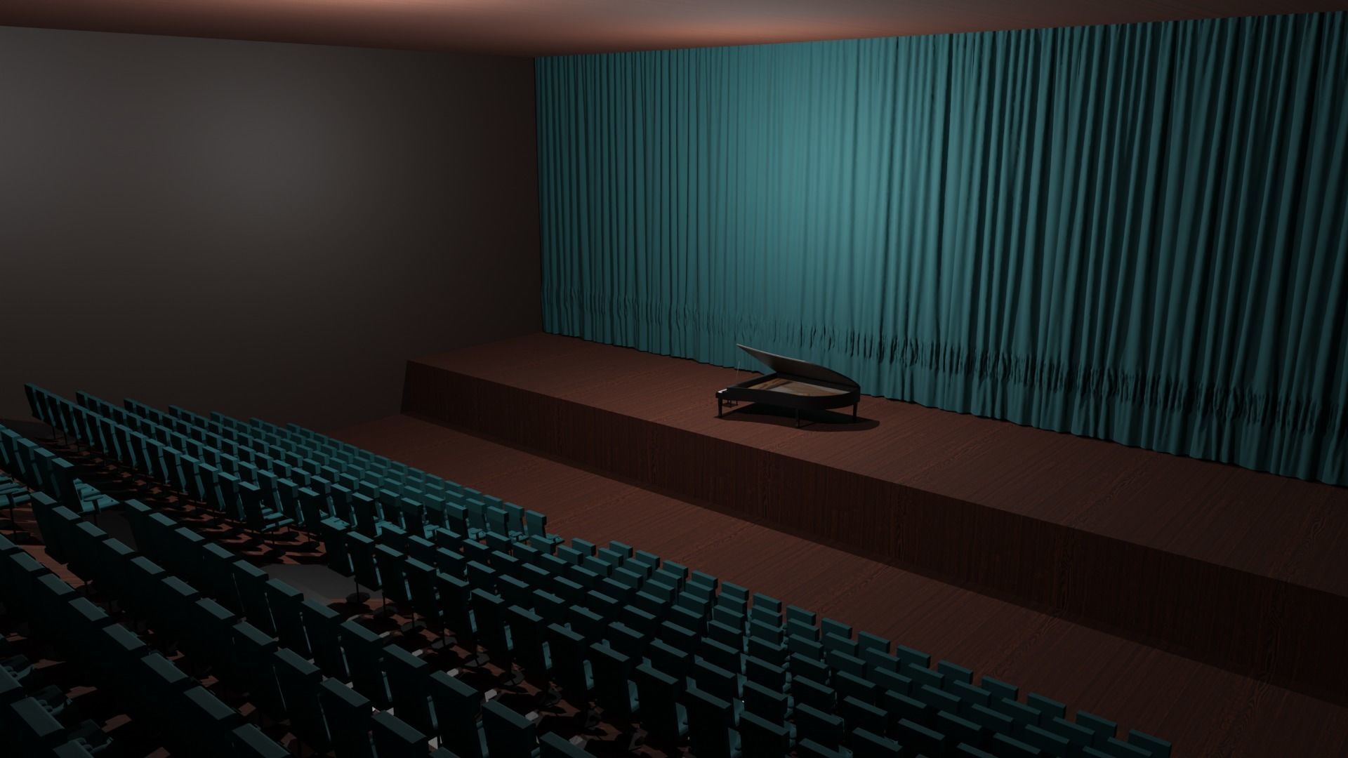 Opera House Low-poly 3D model_2