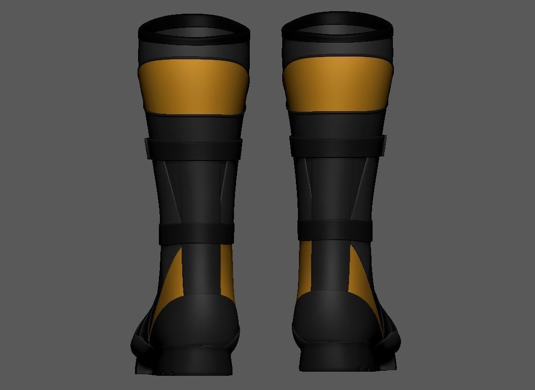 SuperHero Boots 3D print model_8