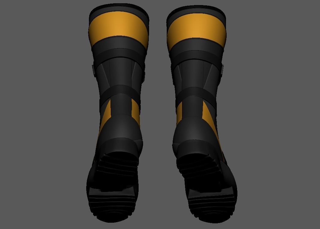 SuperHero Boots 3D print model_4