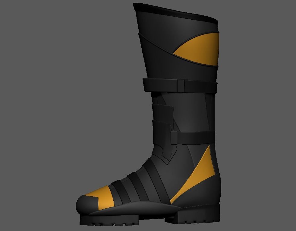 SuperHero Boots 3D print model_5