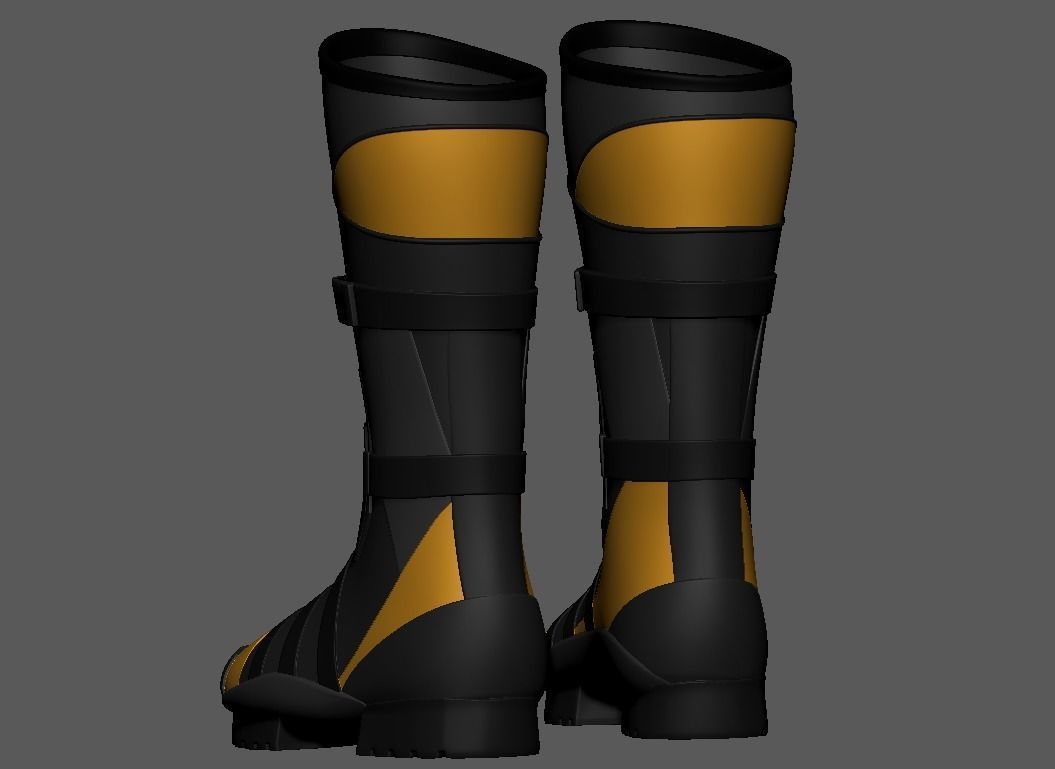 SuperHero Boots 3D print model_7