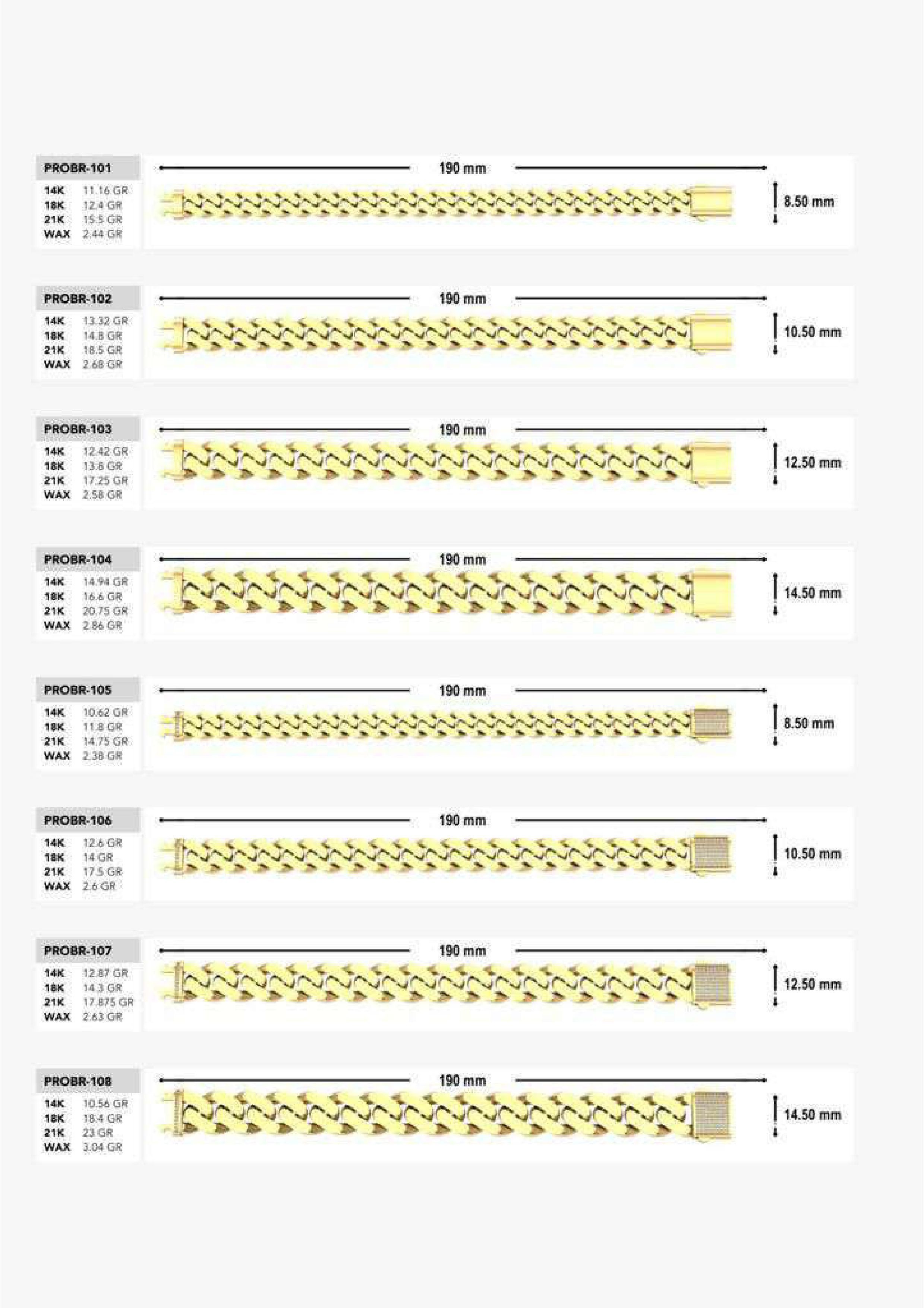 180 CUBAN LINK CHAIN BRACELETS READY FOR PRINT  3D print model_25