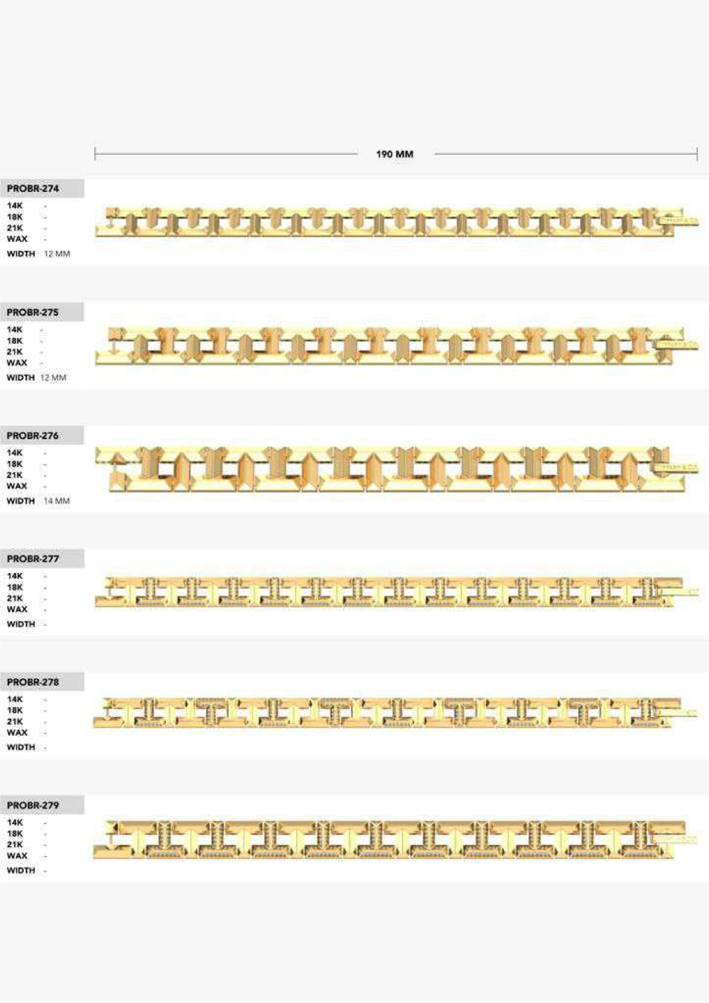 180 CUBAN LINK CHAIN BRACELETS READY FOR PRINT  3D print model_29