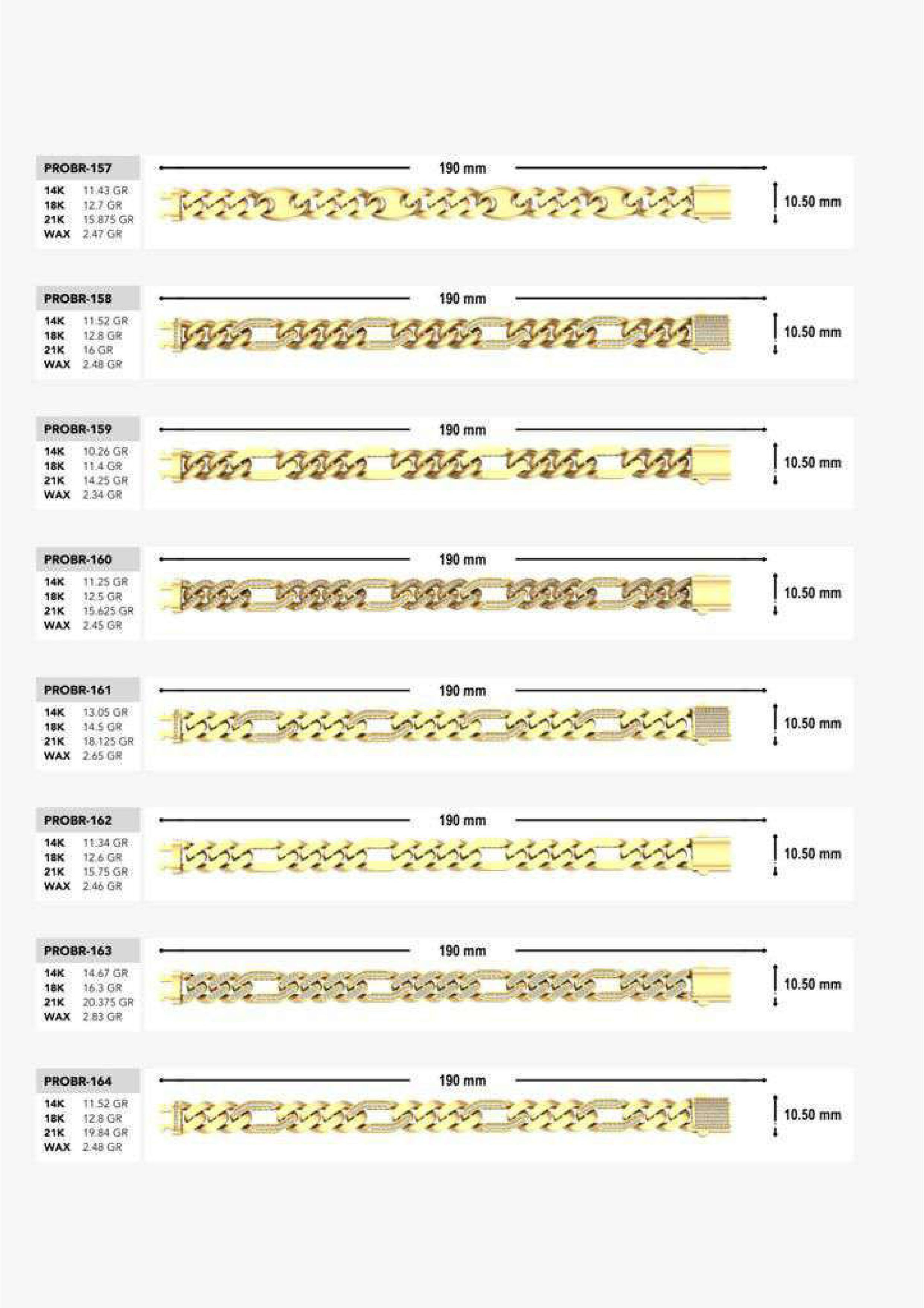 180 CUBAN LINK CHAIN BRACELETS READY FOR PRINT  3D print model_23