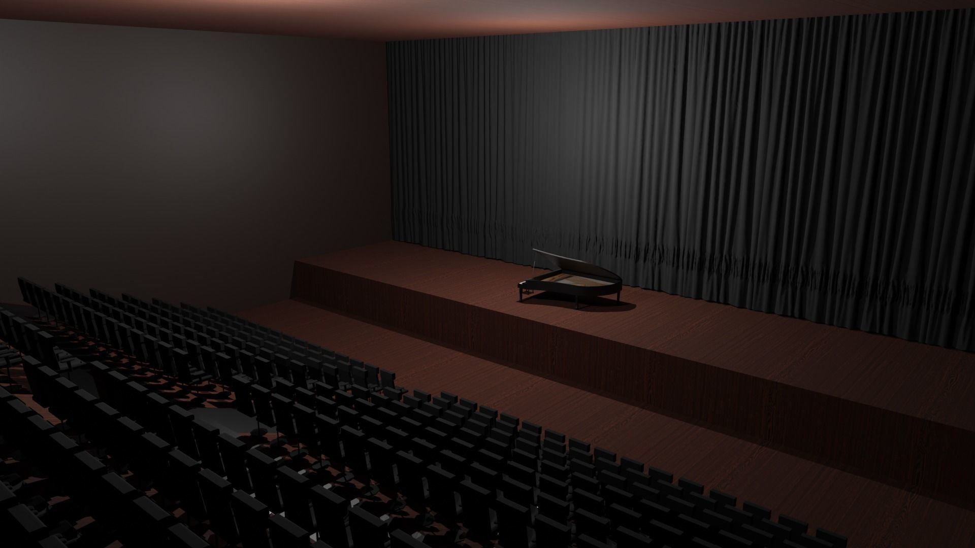 Opera House Low-poly 3D model_4