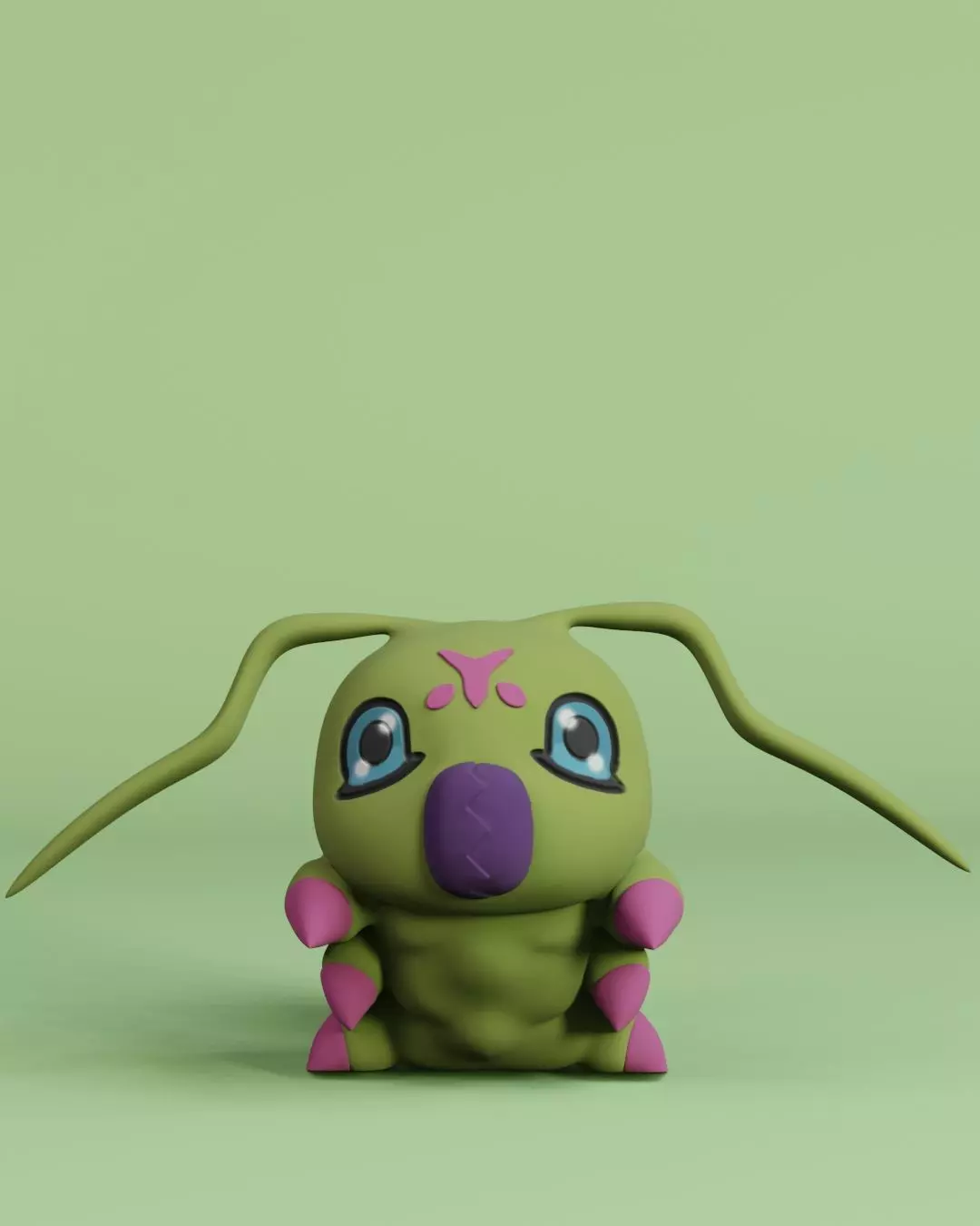 Wormmon 3D print model_0