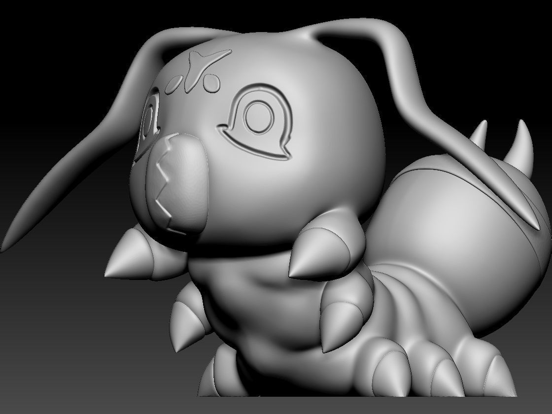 Wormmon 3D print model_4