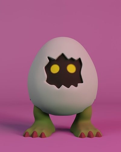 Digitamamon  Free 3D print model