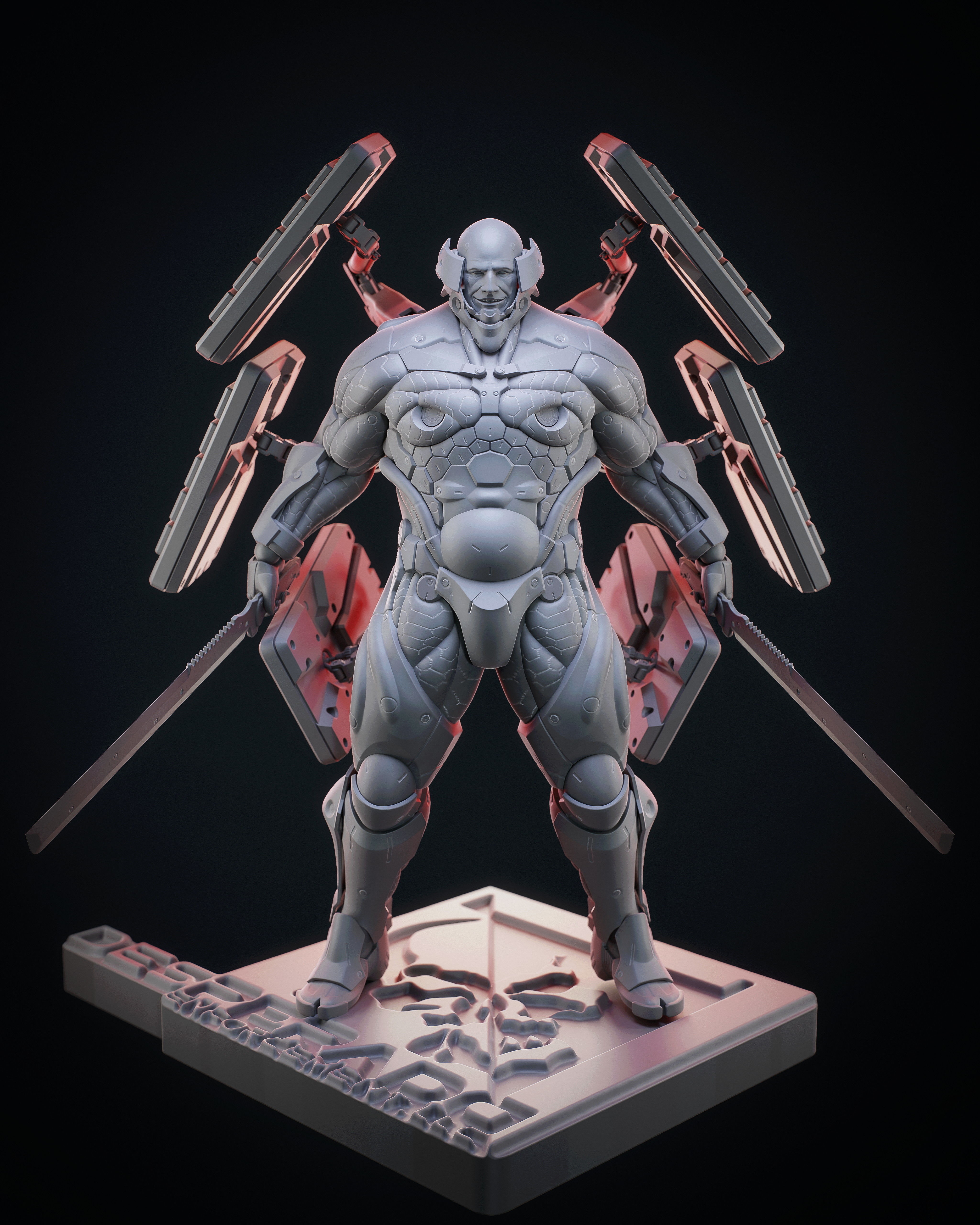 Metal Gear Rising Revengeance Sundowner 3D print model_5