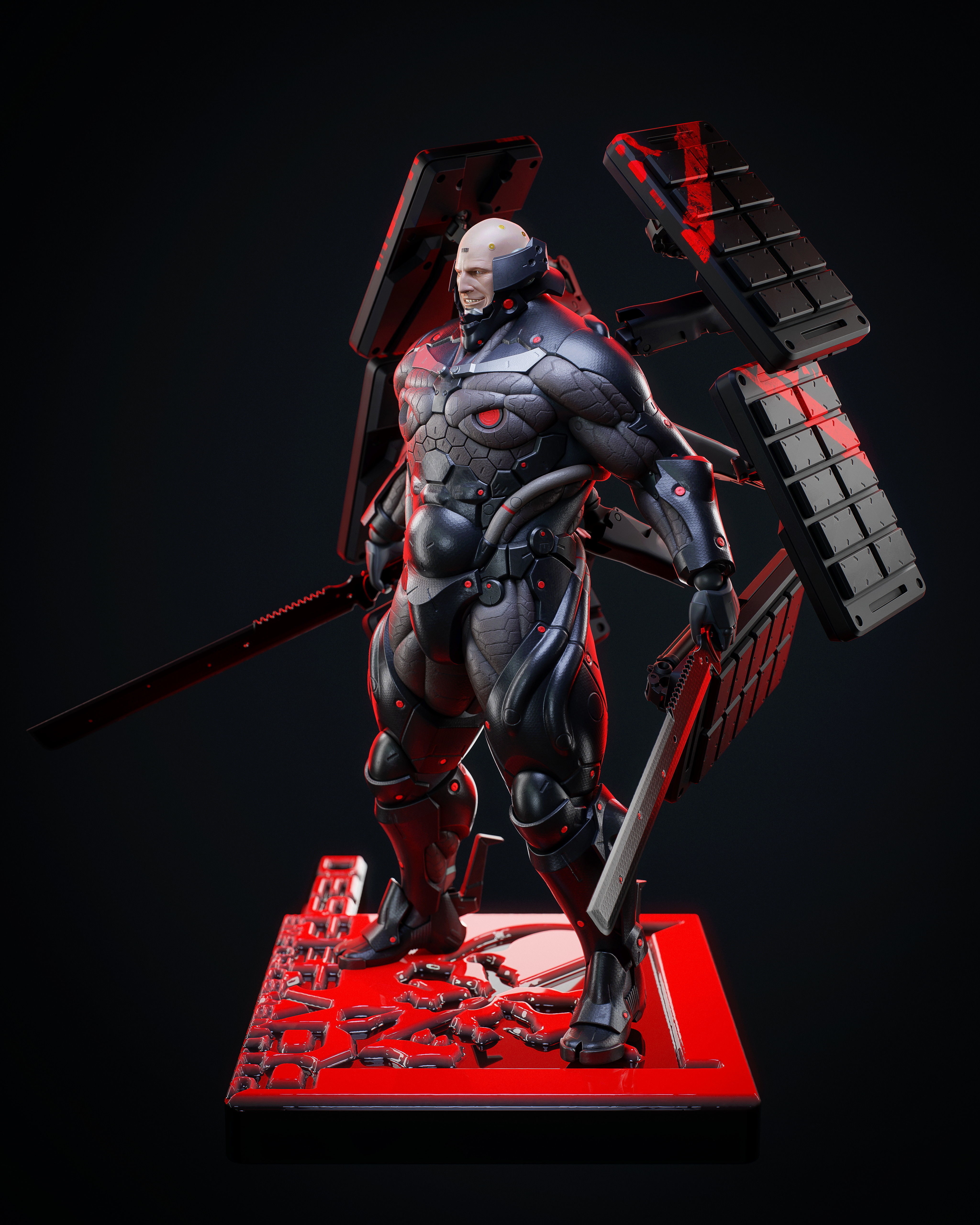 Metal Gear Rising Revengeance Sundowner 3D print model_3