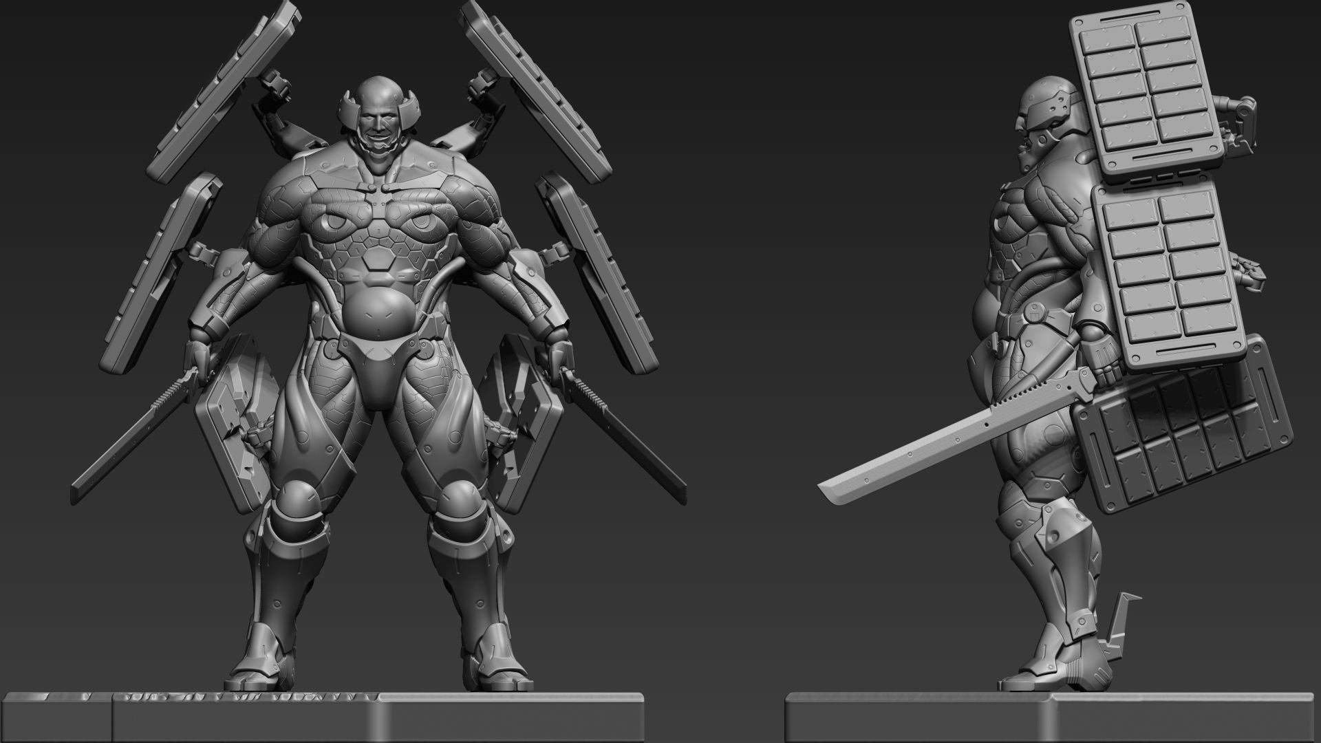 Metal Gear Rising Revengeance Sundowner 3D print model_9