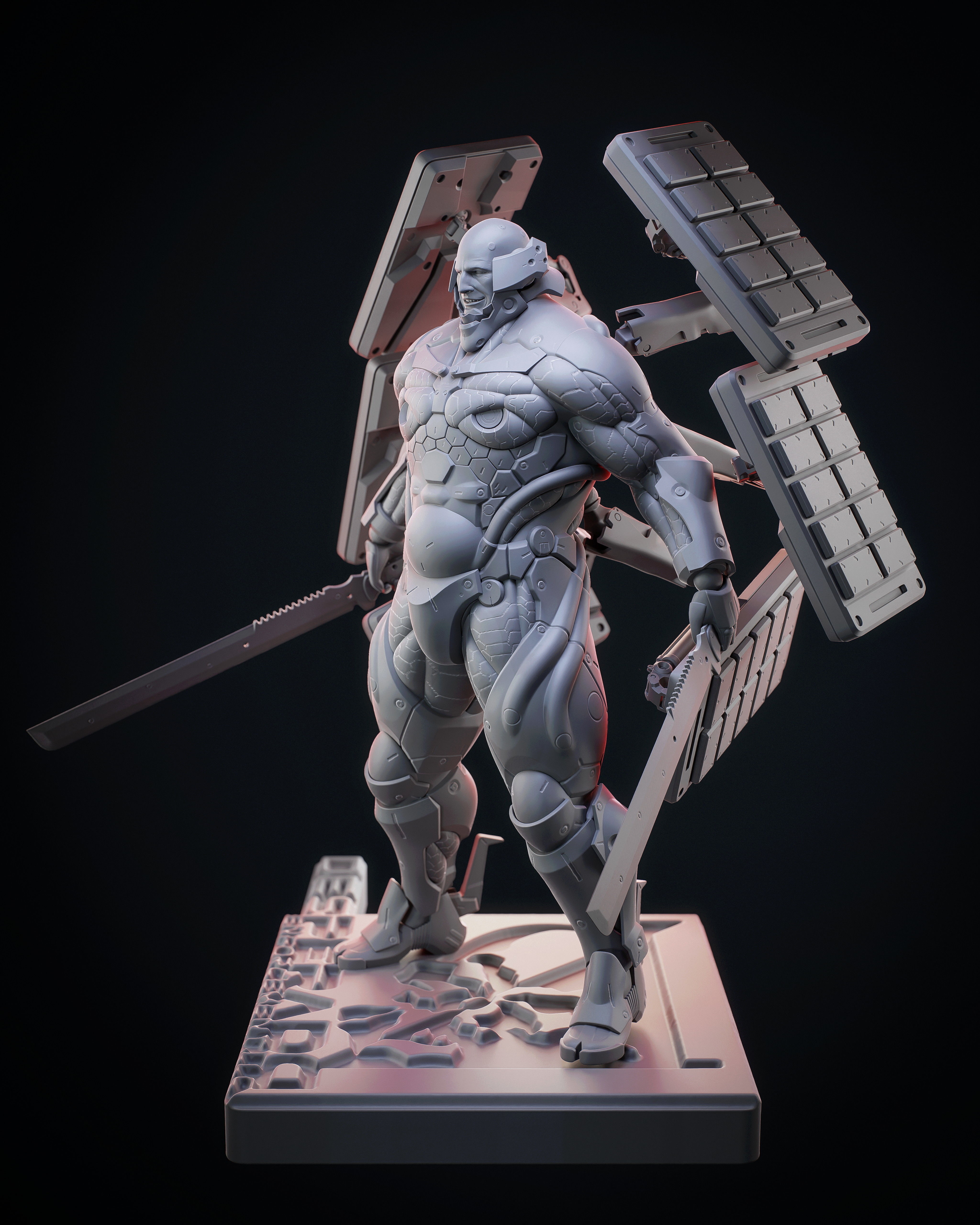 Metal Gear Rising Revengeance Sundowner 3D print model_7
