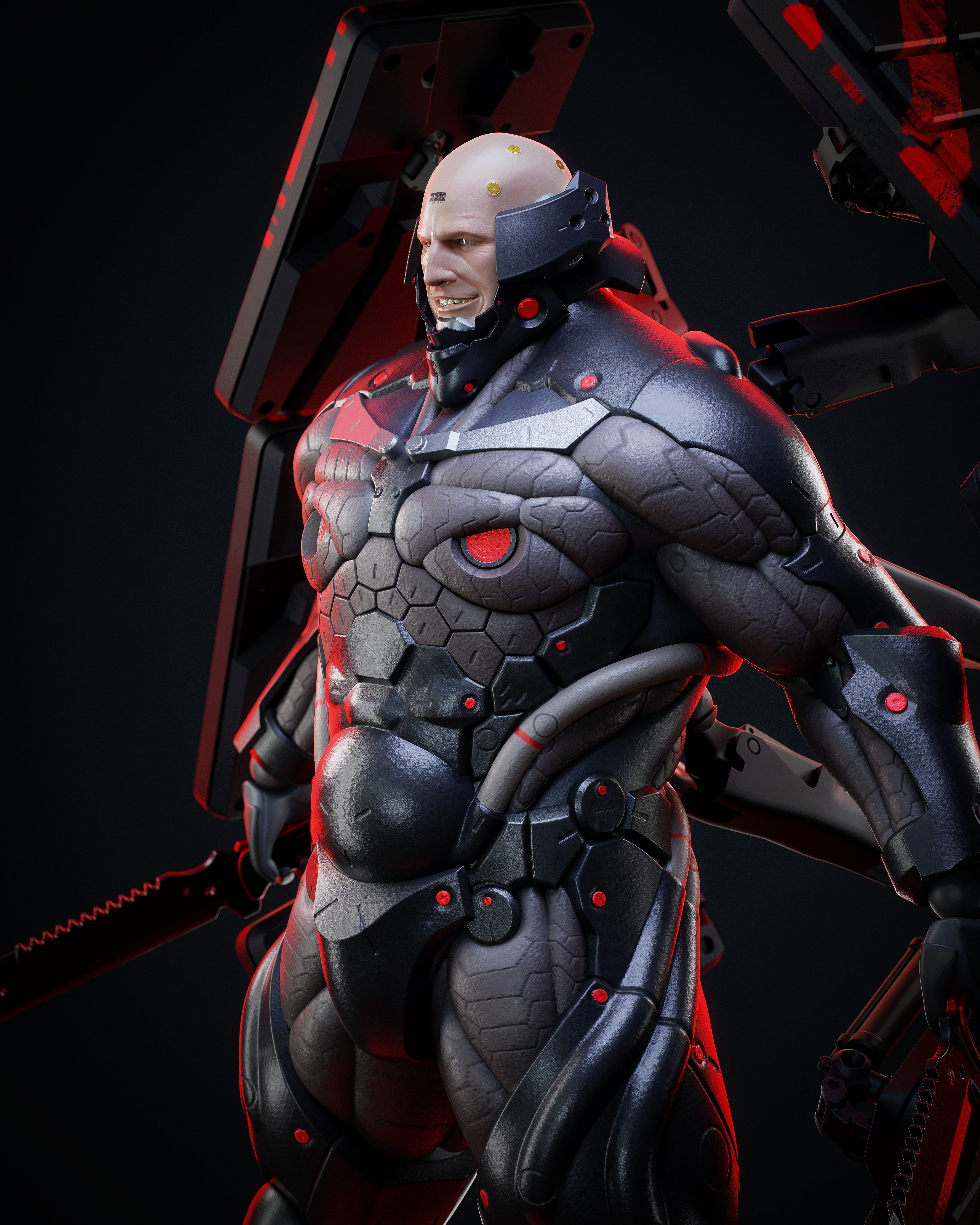 Metal Gear Rising Revengeance Sundowner 3D print model_4