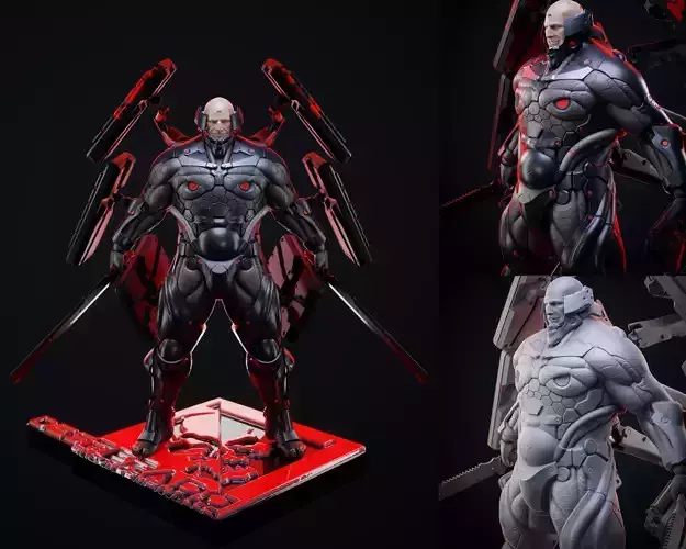 Metal Gear Rising Revengeance Sundowner 3D print model