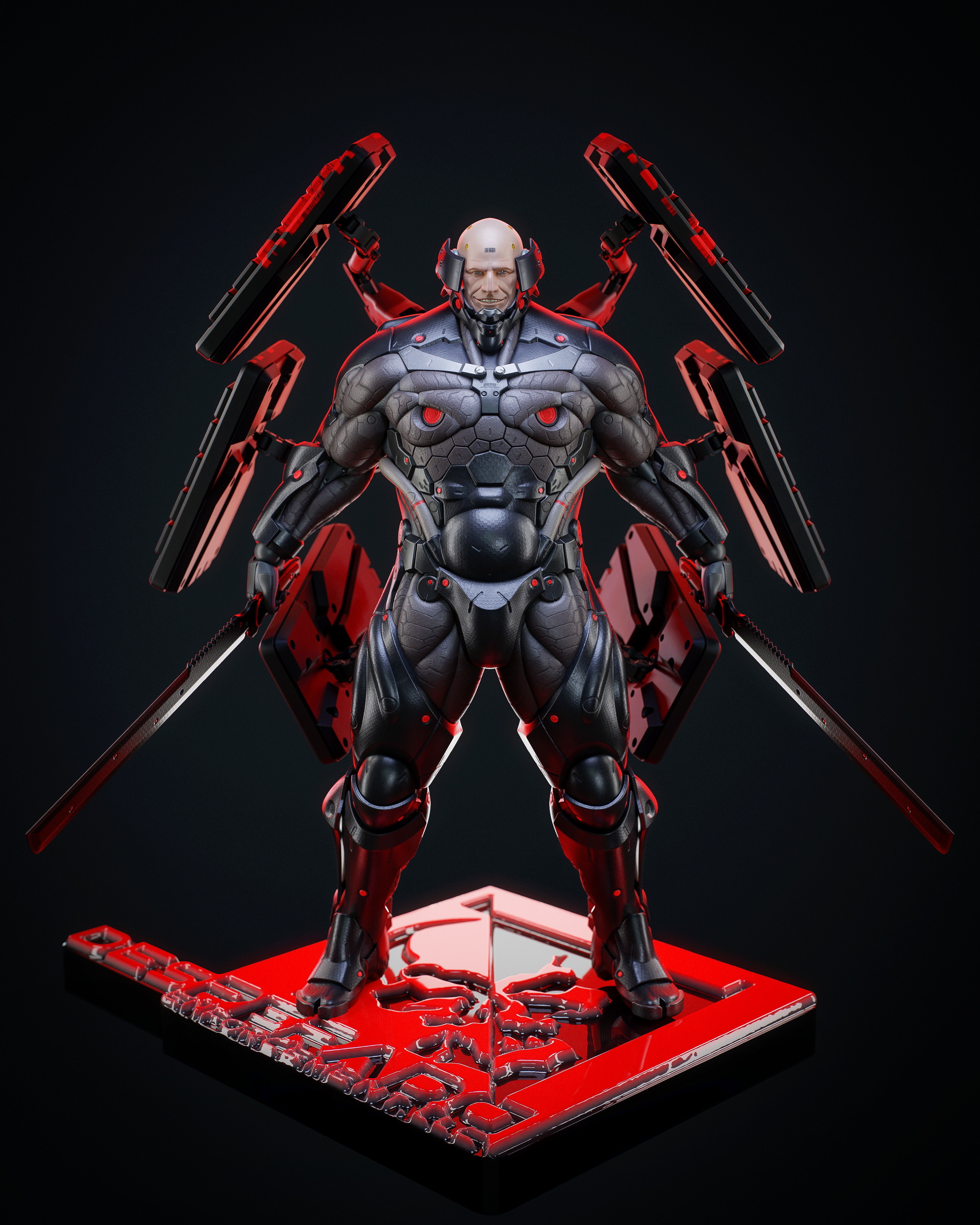 Metal Gear Rising Revengeance Sundowner 3D print model_1
