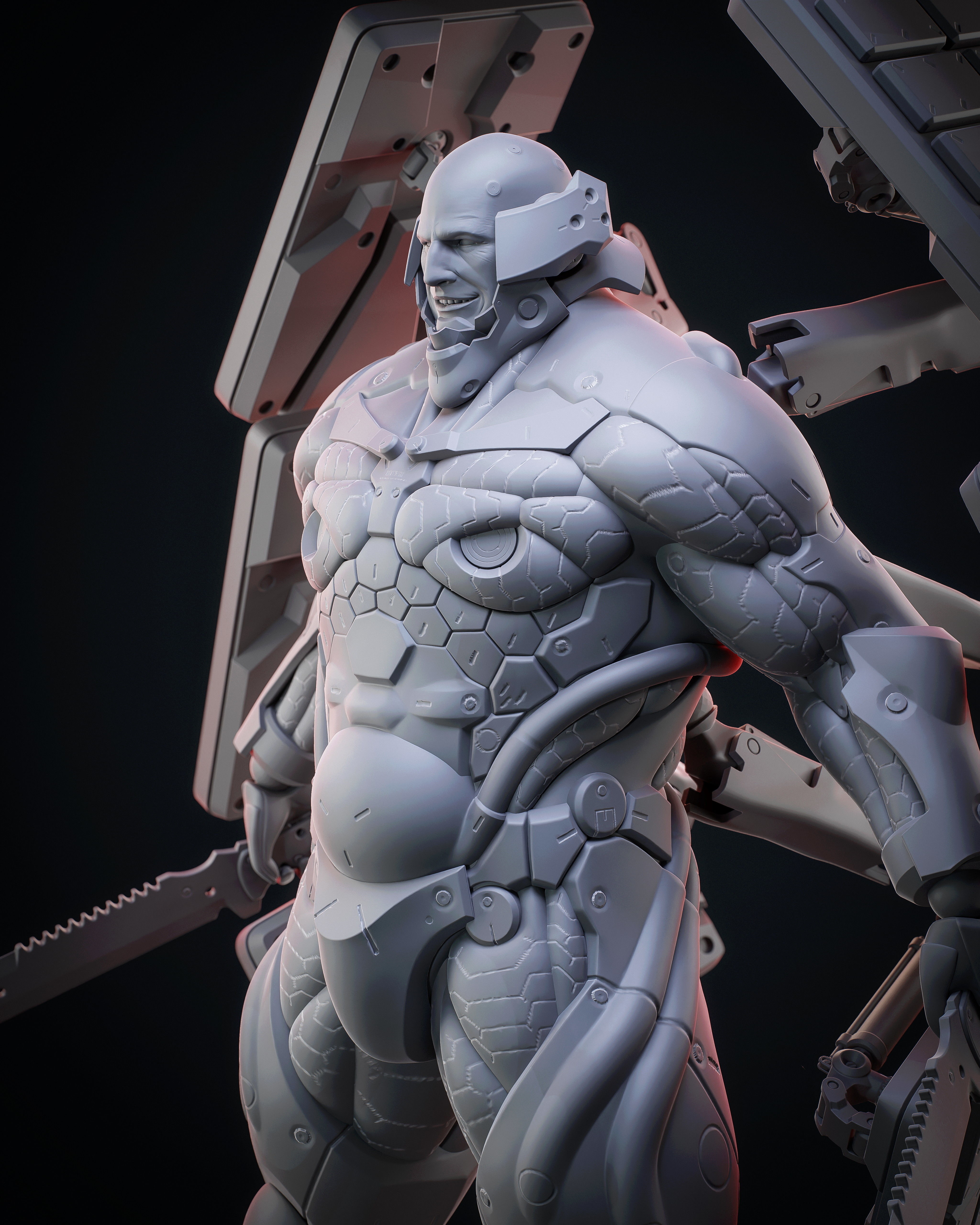 Metal Gear Rising Revengeance Sundowner 3D print model_8