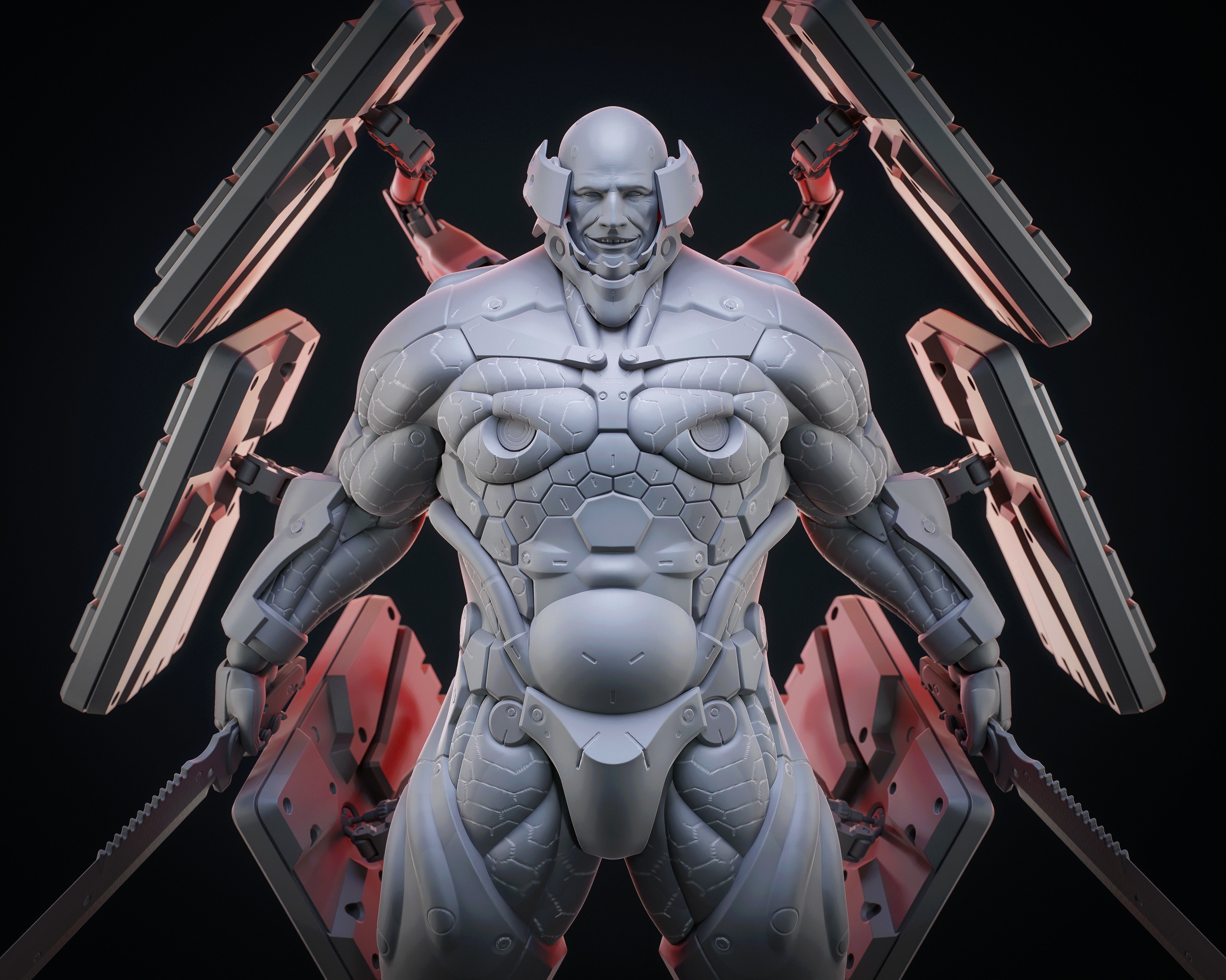 Metal Gear Rising Revengeance Sundowner 3D print model_6
