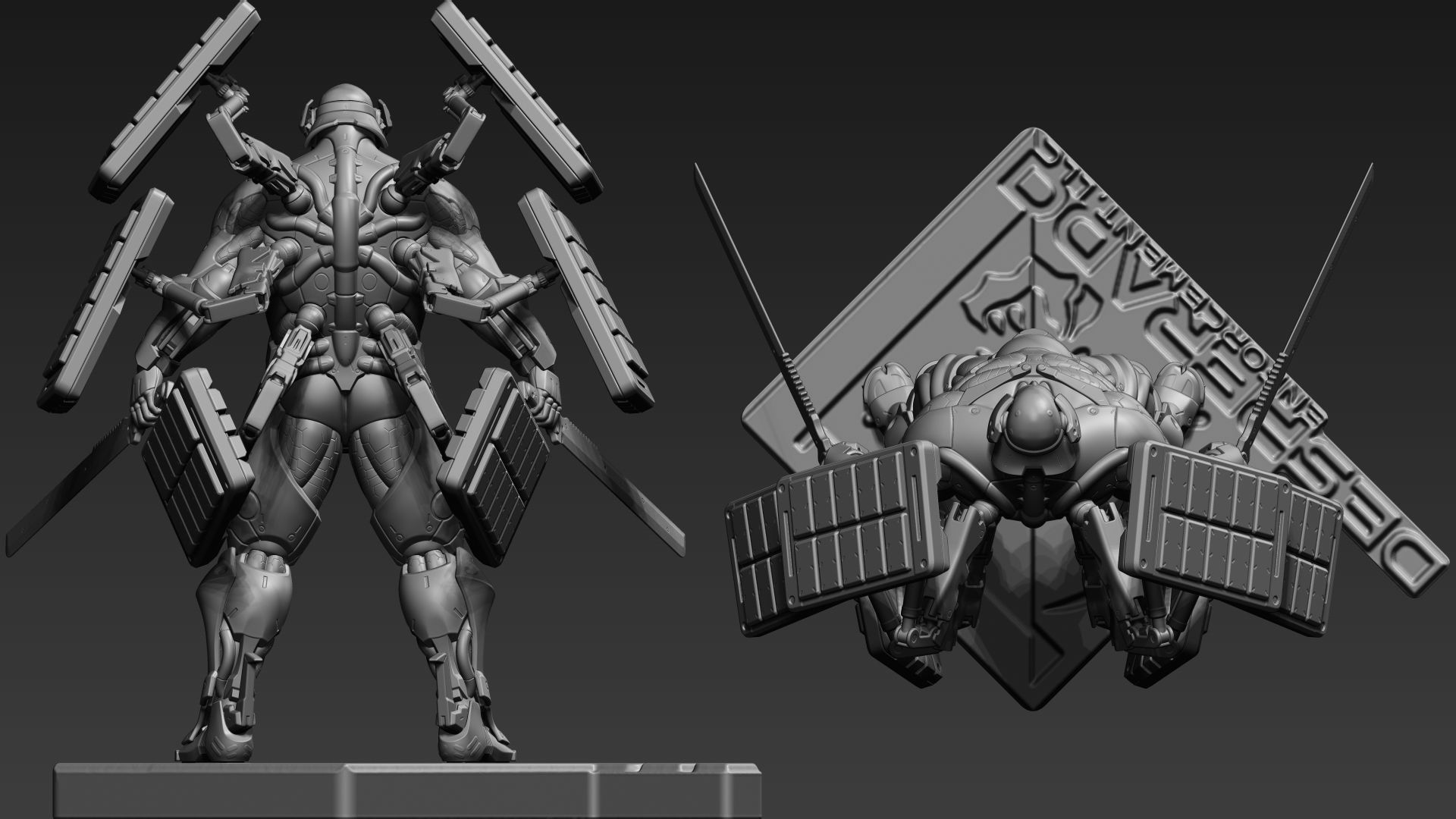 Metal Gear Rising Revengeance Sundowner 3D print model_10