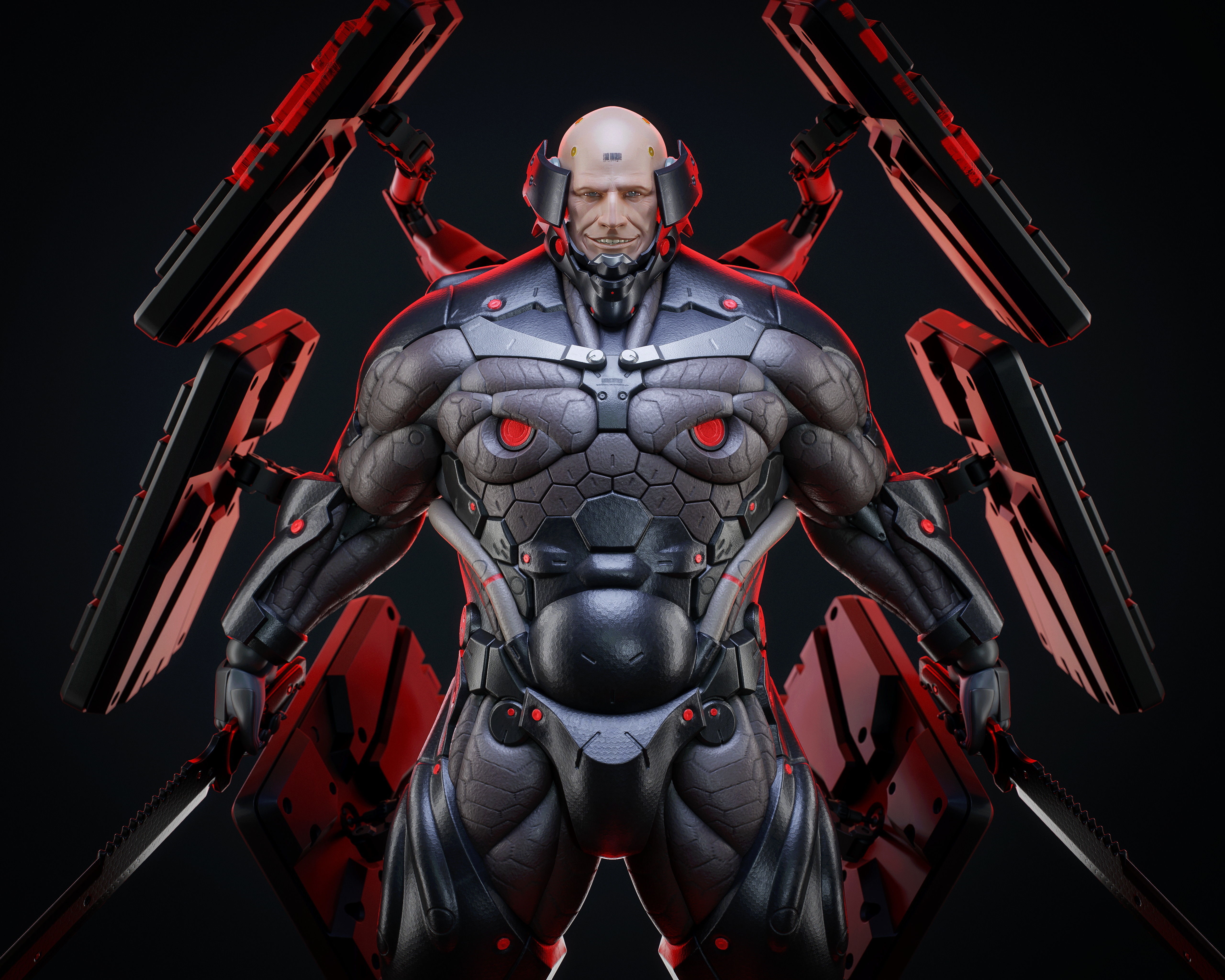 Metal Gear Rising Revengeance Sundowner 3D print model_2