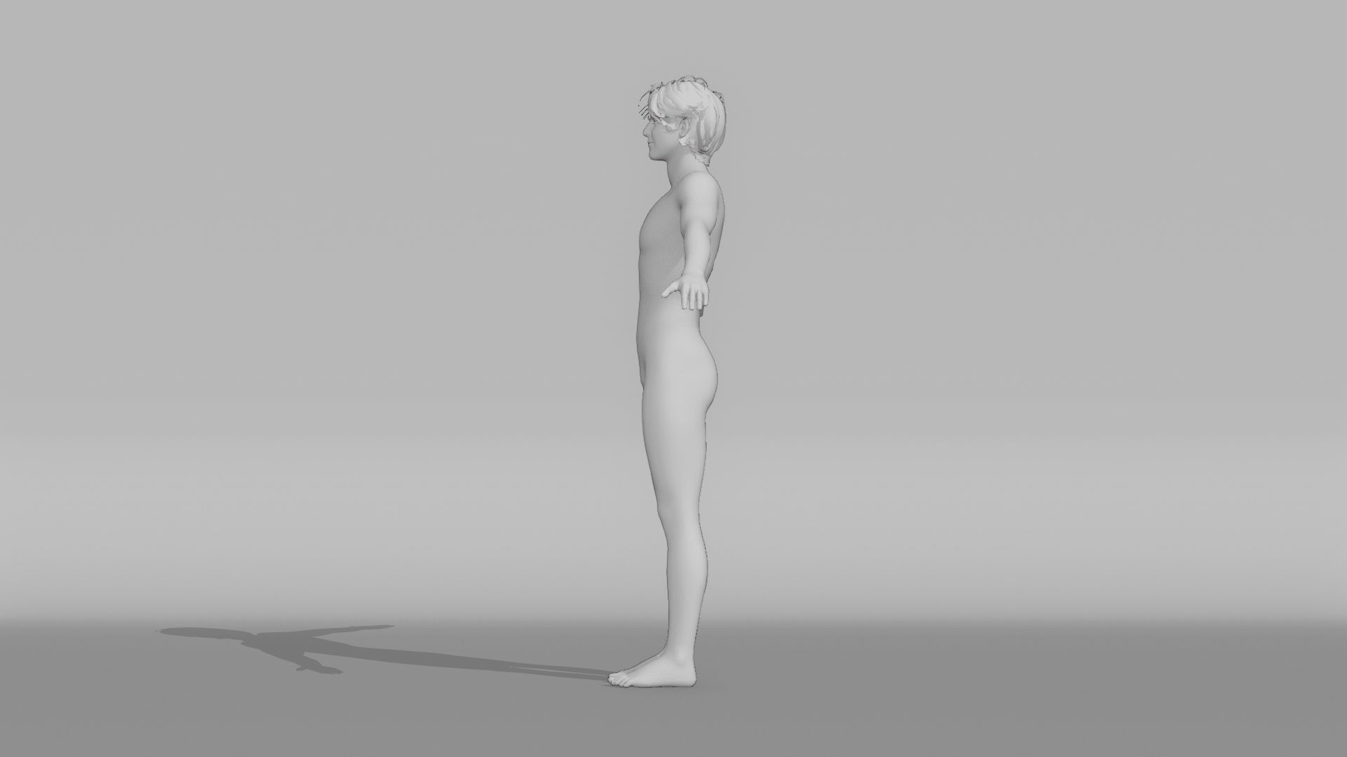 Realistic Male Character - Yan-Ming 3D model_9