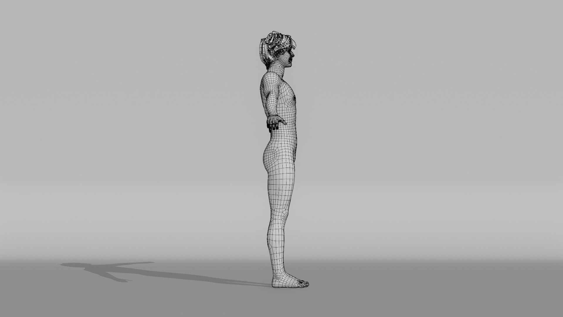 Realistic Male Character - Yan-Ming 3D model_17