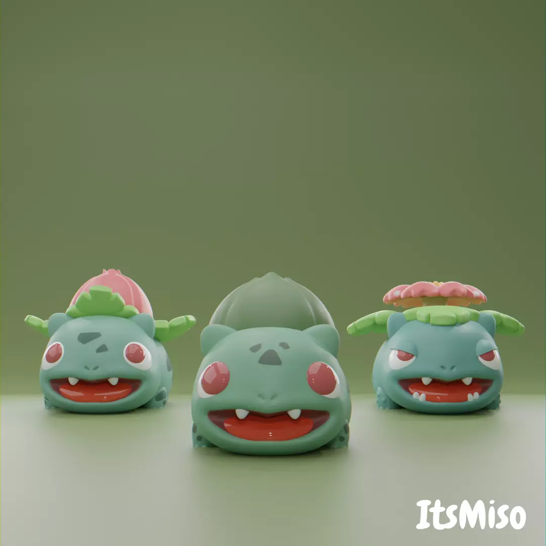 ITSMISO 3D PRINTABLE STL FILE - Gen 1 Starters Bundle 3D print model