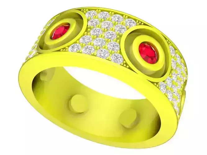 7040 Fashion Diamond Women Ring