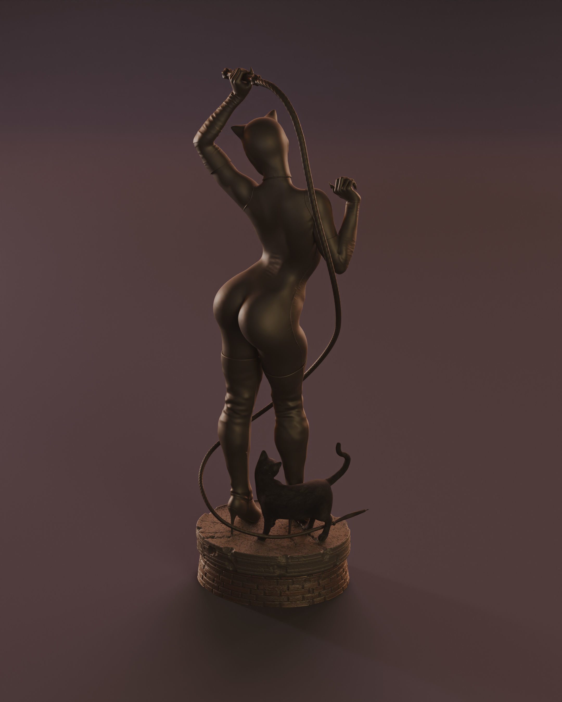 Catwoman 3D print model_14