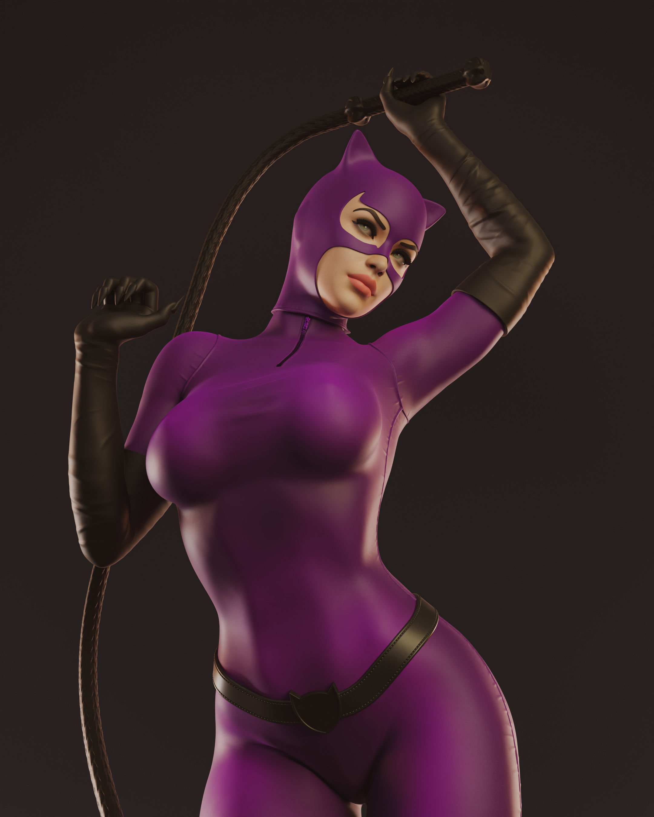 Catwoman 3D print model_11