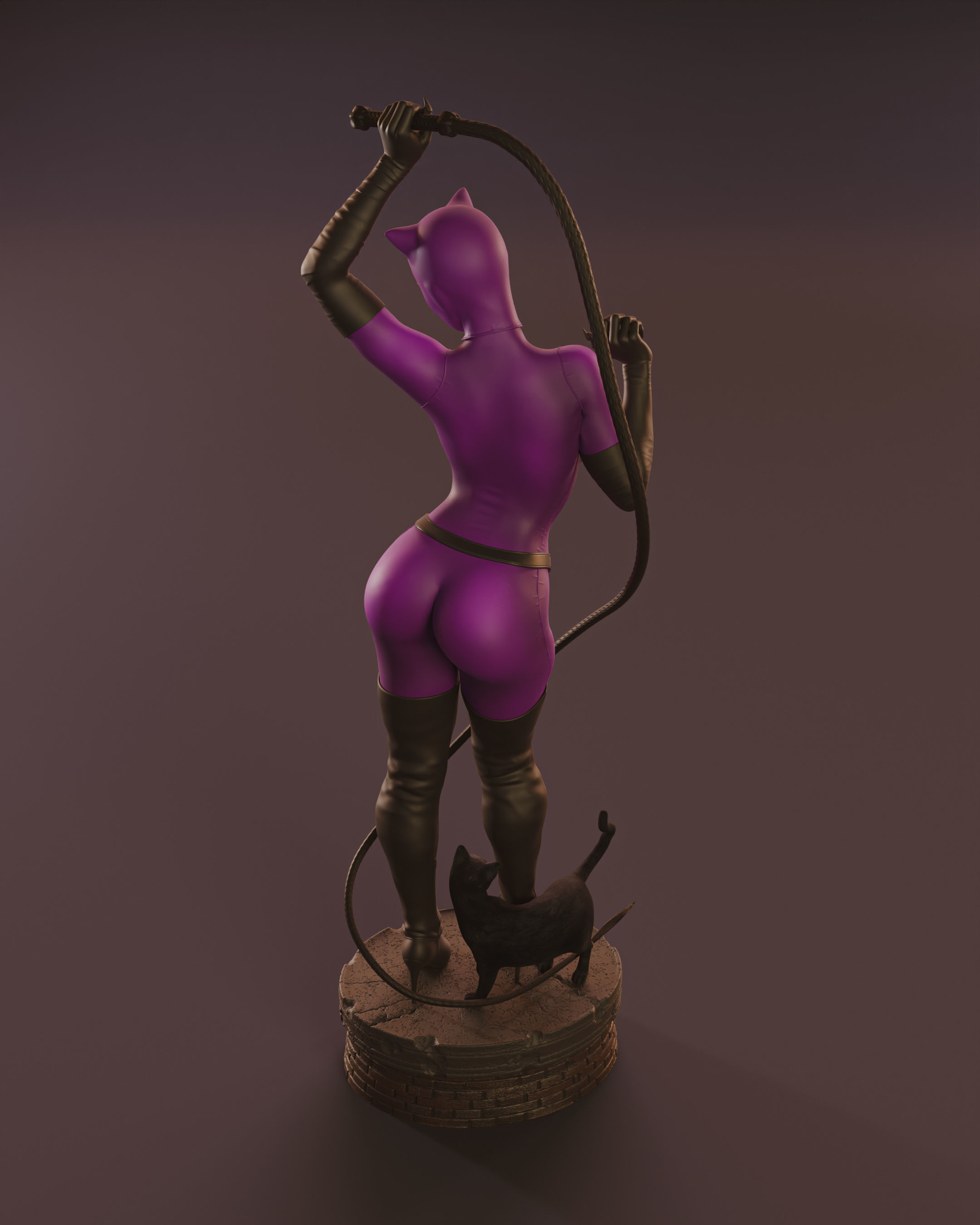 Catwoman 3D print model_10