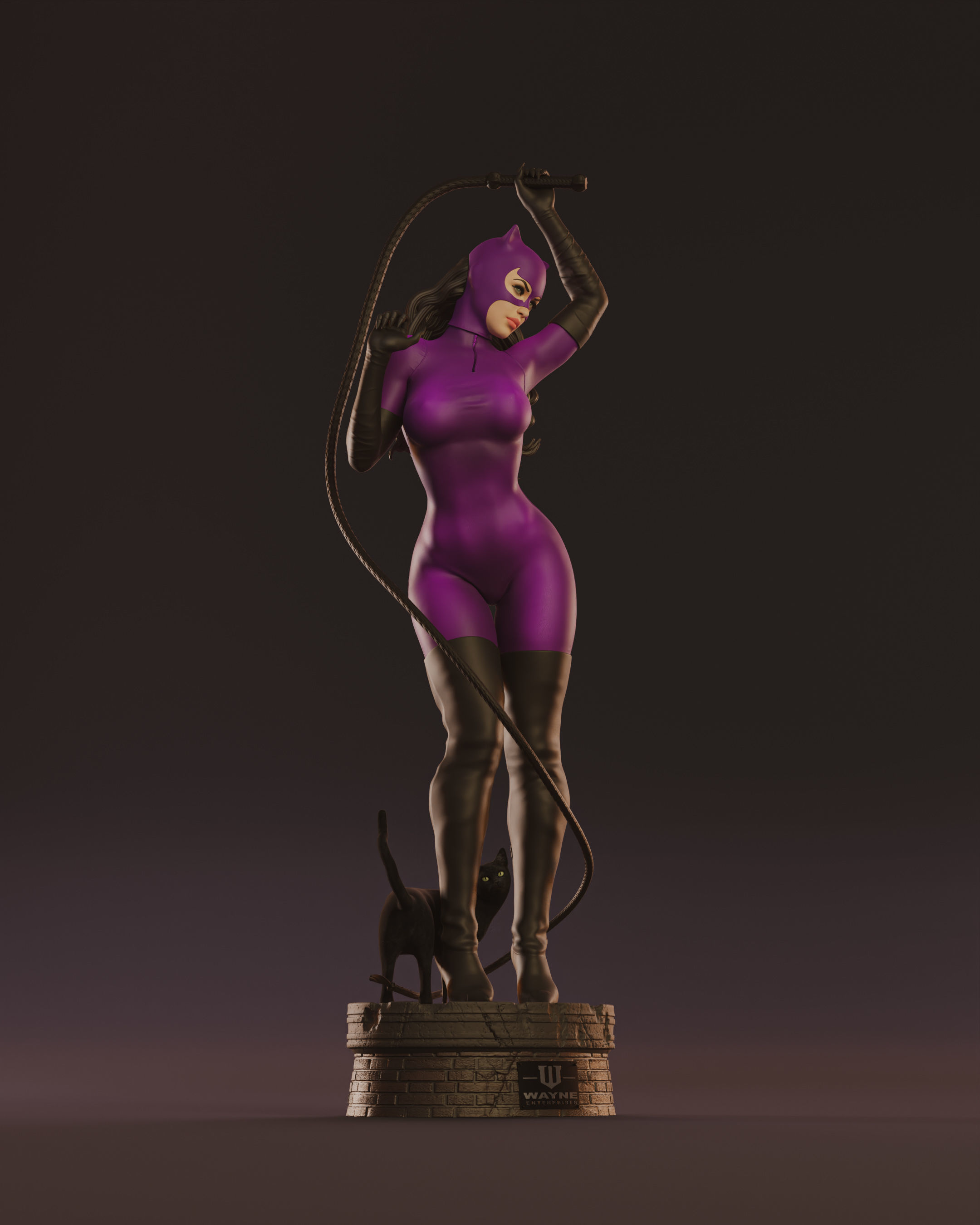Catwoman 3D print model_5