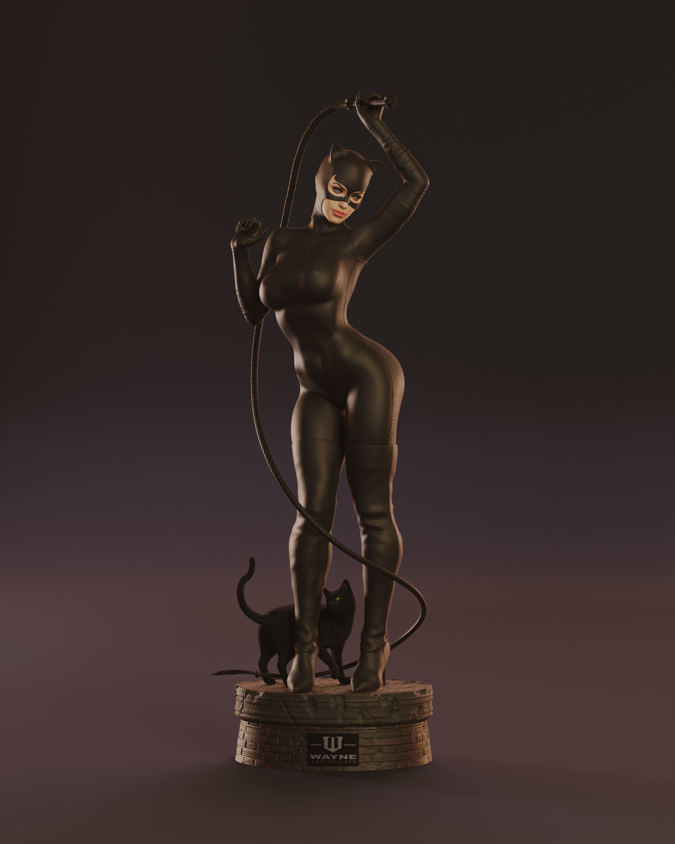 Catwoman 3D print model_13